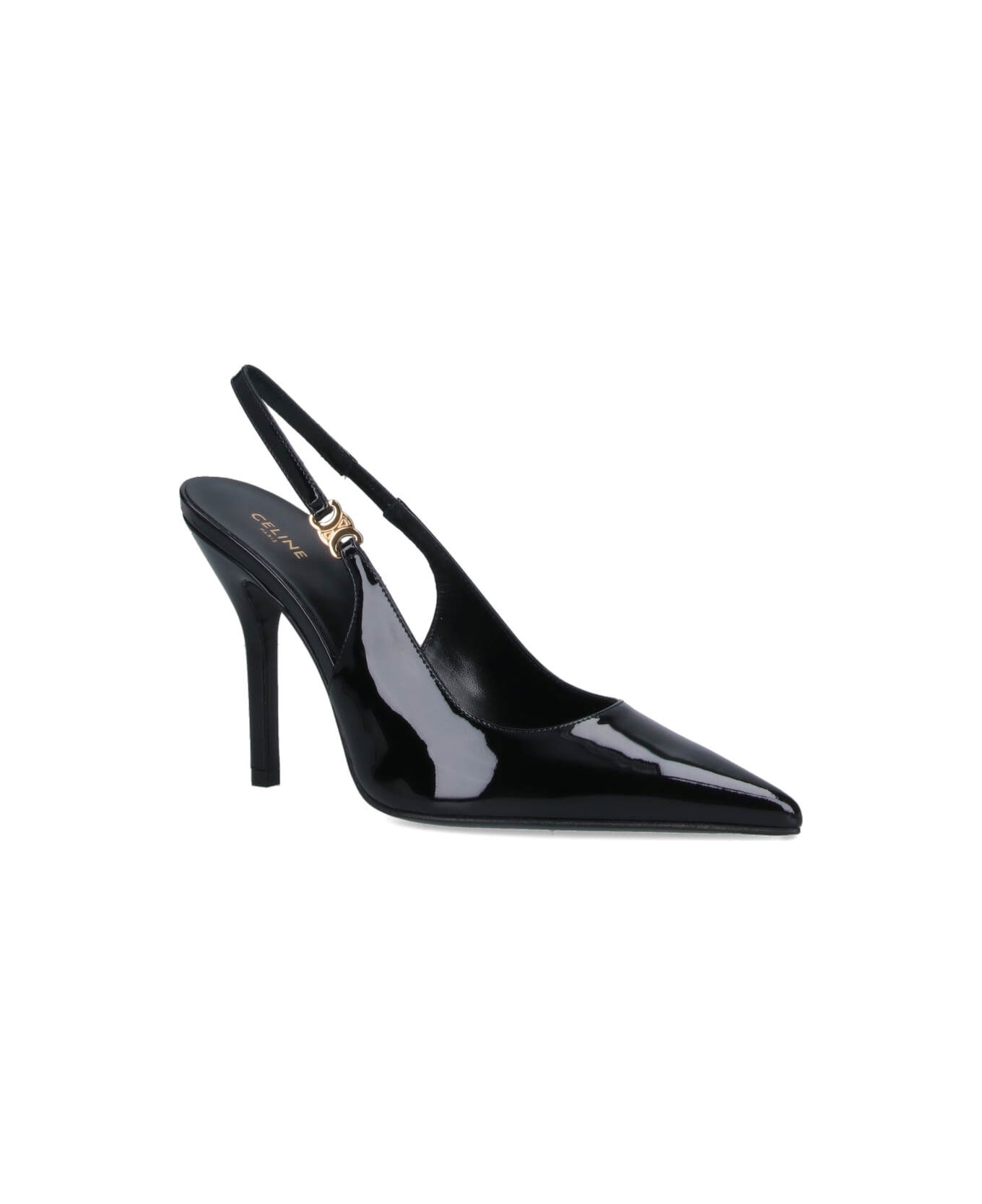 Celine 
judy
 Slingback Pumps - Black  