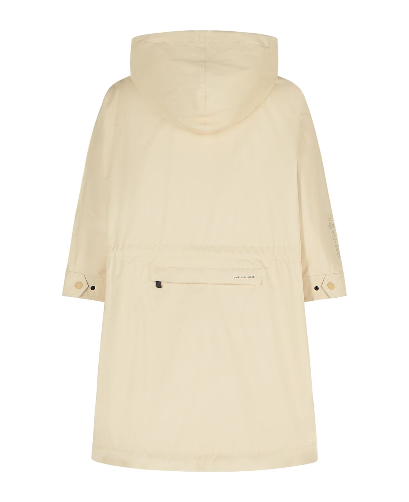 Moncler Grenoble 
vorassay
 Beige Nylon Cape - Beige