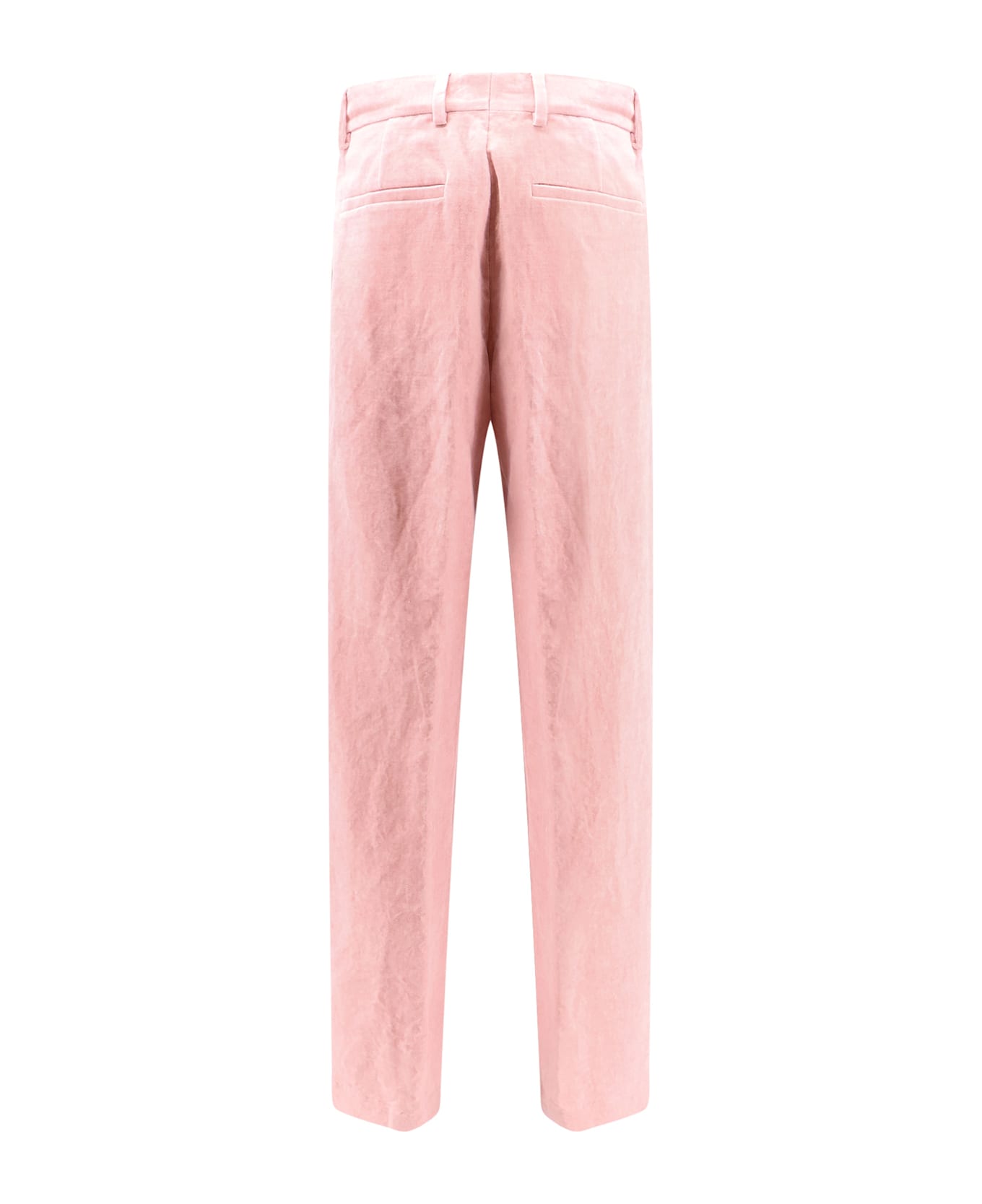 Dries Van Noten Pink Velvet Pixy Palazzo Pant - Pink
