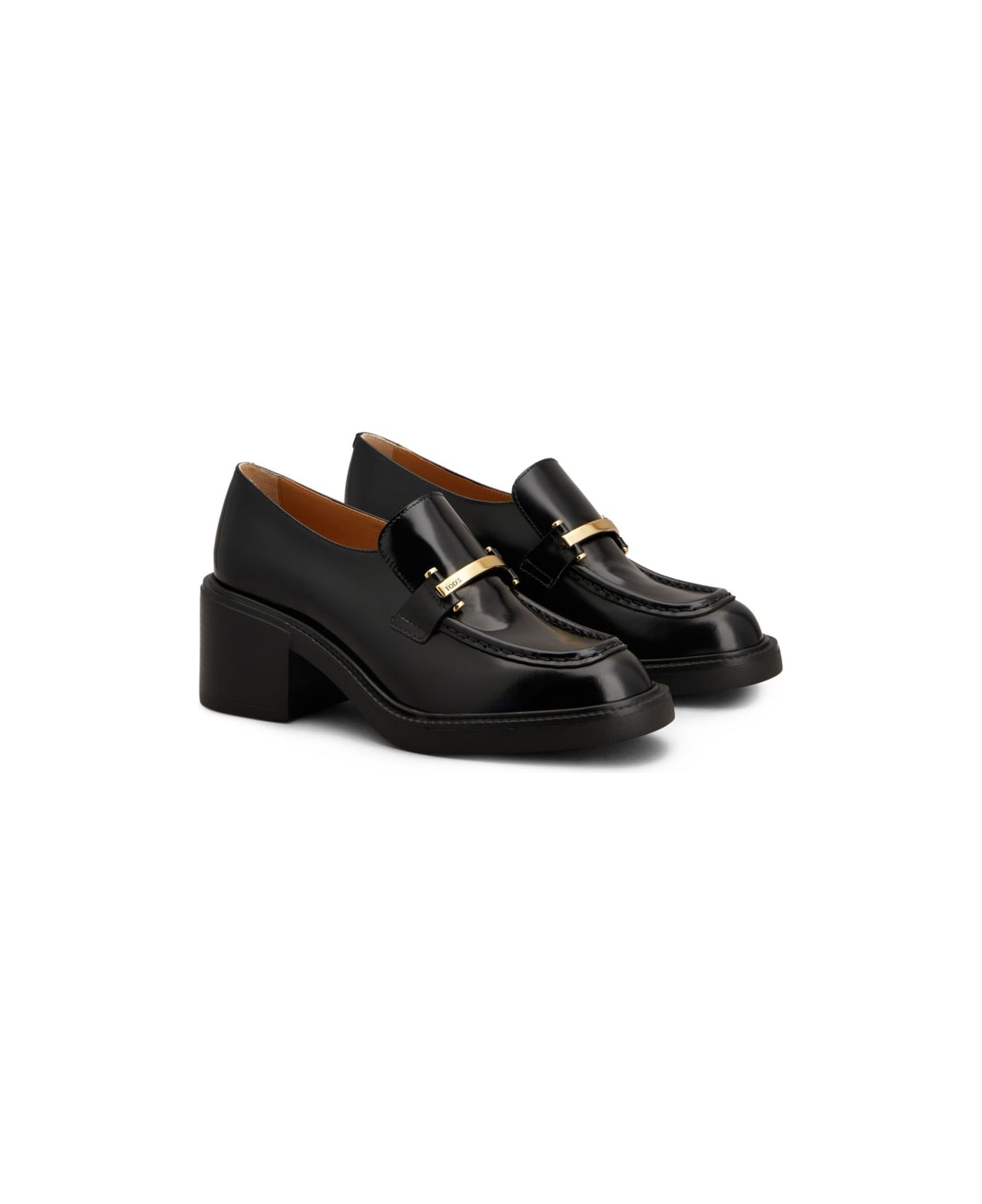 Tod
s Leather Loafers - Black