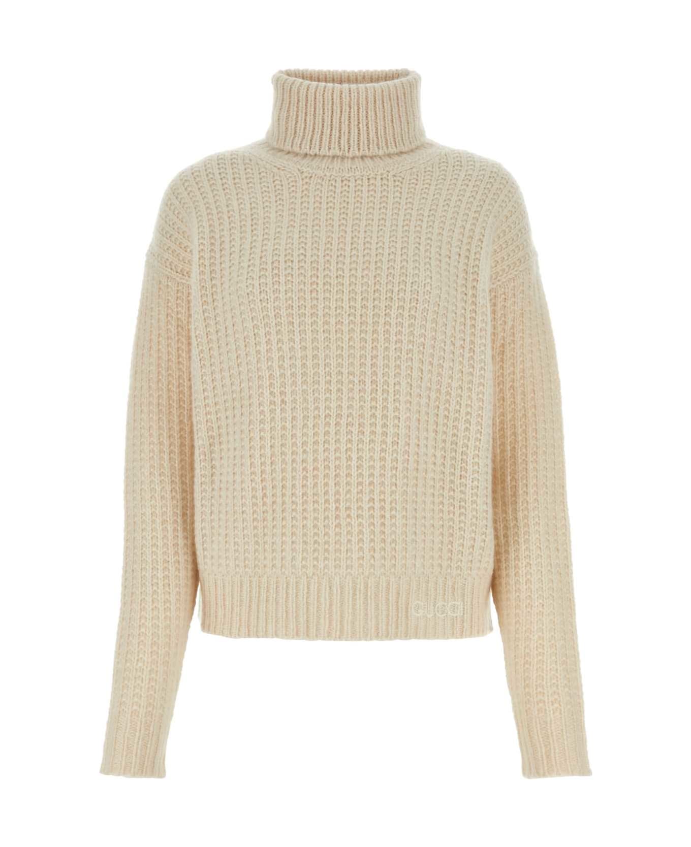 Gucci Sand Cashmere Blend Sweater - 9791 ニットウェア