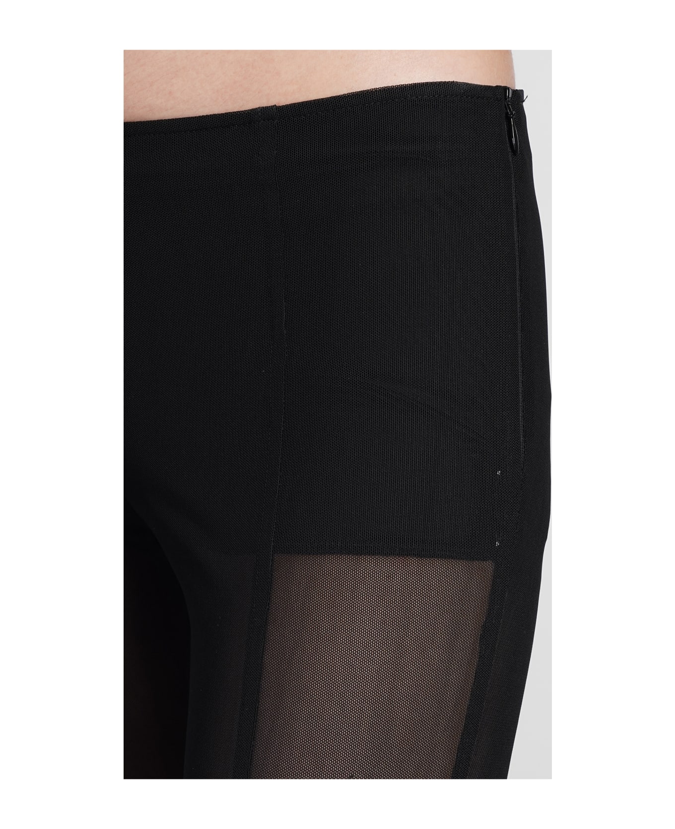Blumarine Pants In Black Nylon - Nero