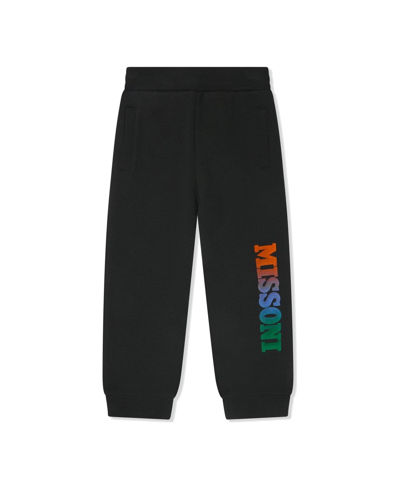 Missoni Kids Logo Flocked Elastic Waist Track Pants - C