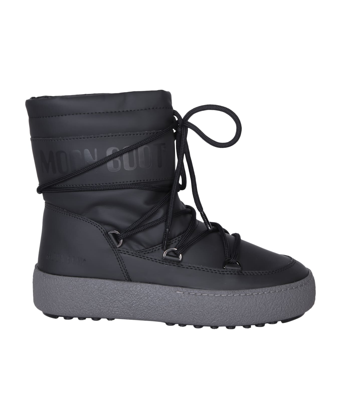 Moon Boot Mtrack Tube Black Ankle Boot - Black ブーツ
