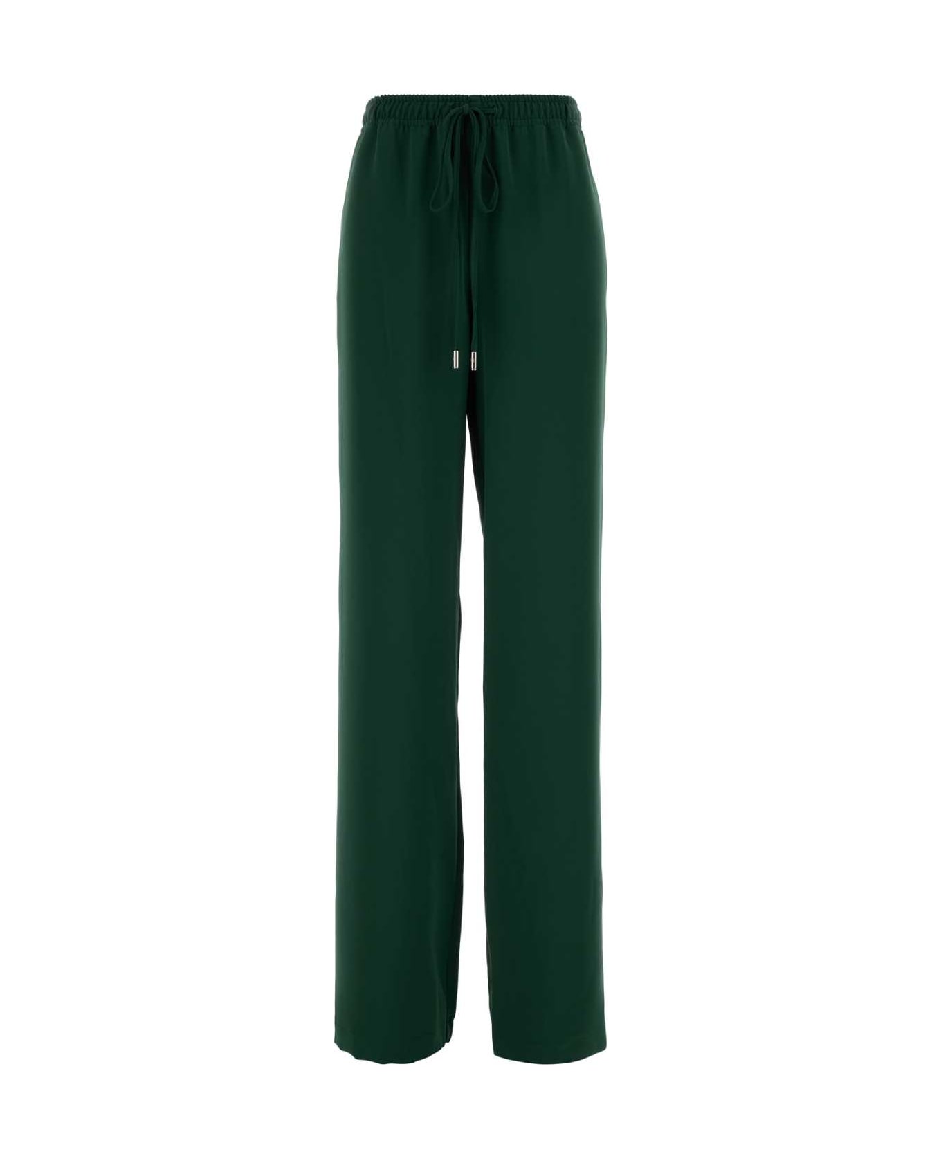 Ermanno Scervino Dark Green Polyester Pant - VERDE