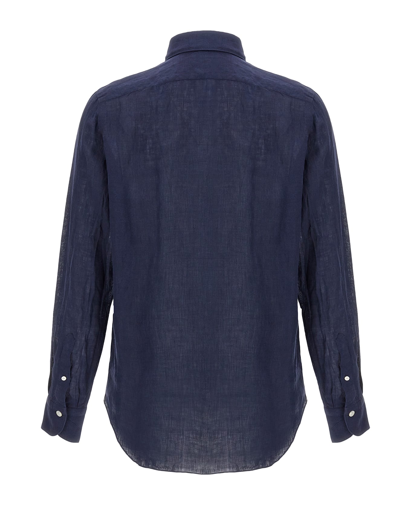 Finamore 'gaeta' Shirt - Blue
