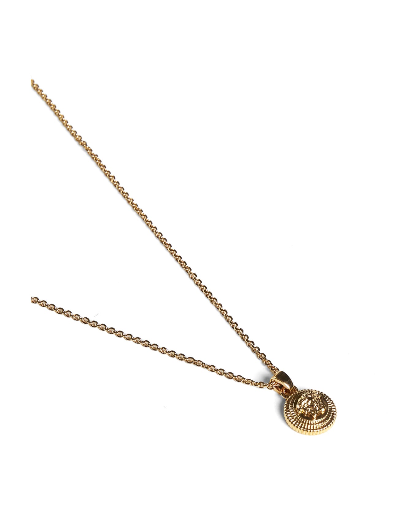 Versace Medusa Gold Brass Necklace - Versace Gold