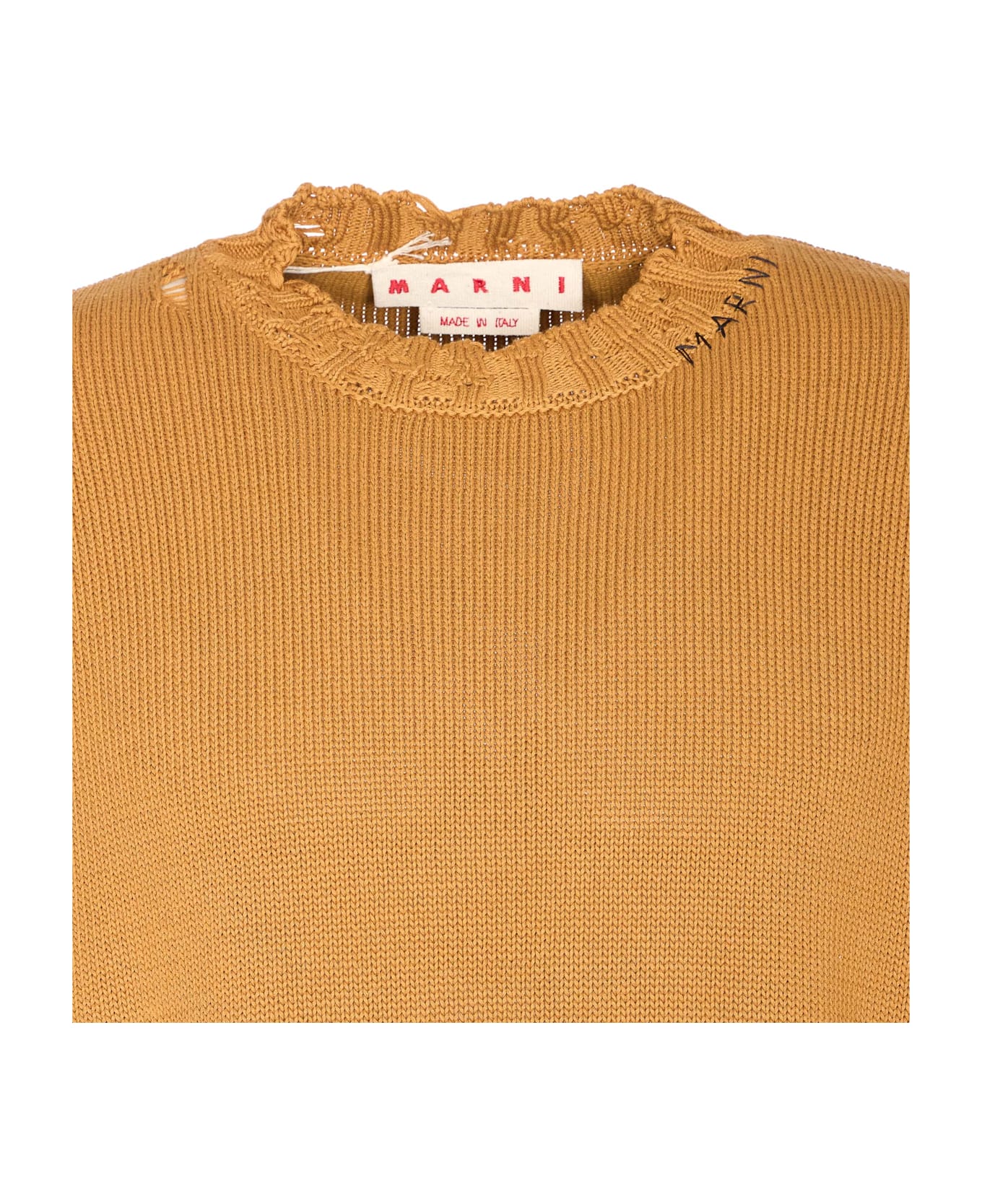 Marni Logo Sweater - PUMPKIN