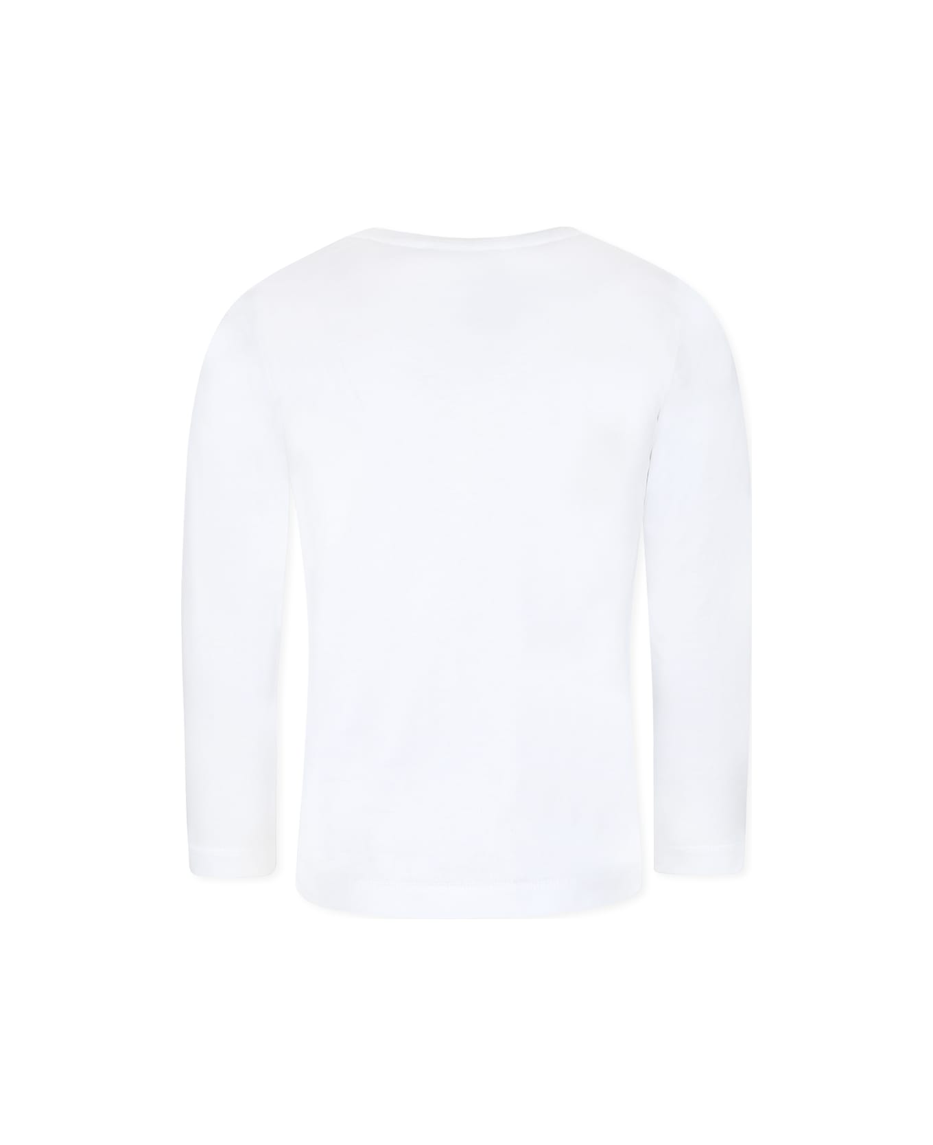 Missoni White T-shirt For Girl With Logo - White