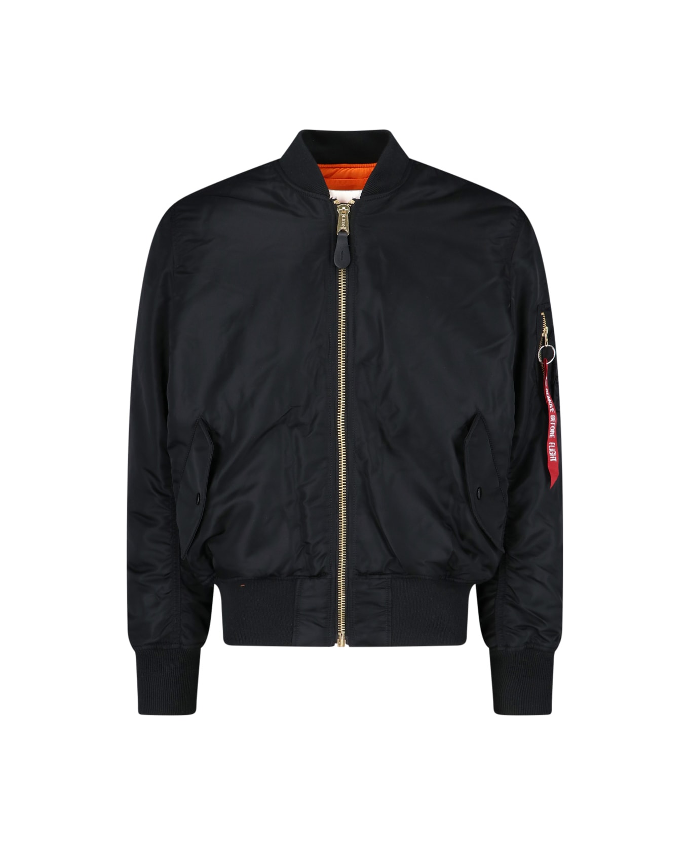 Alpha Industries 'ma-1 Reversible Bomber Jacket - Black  