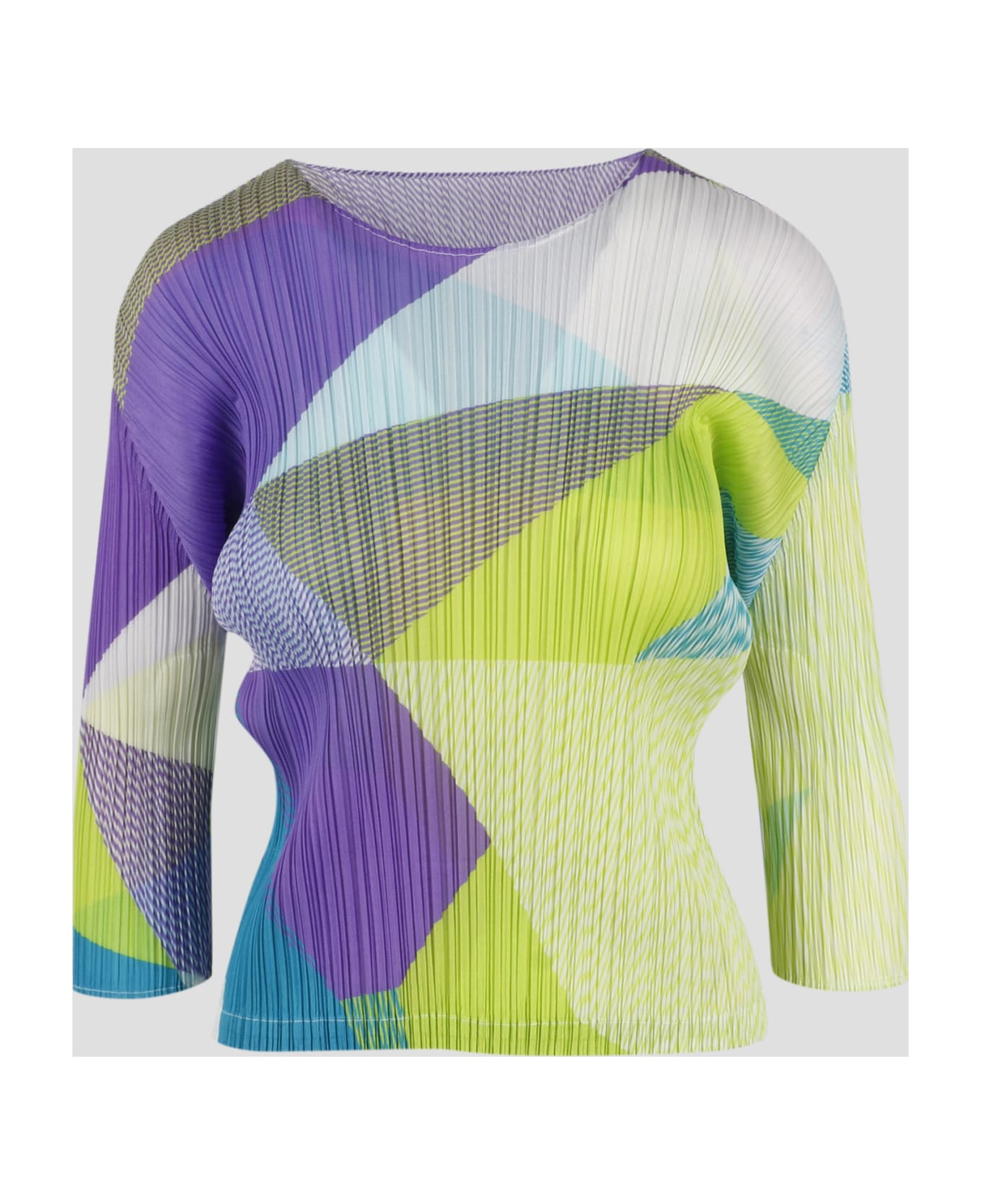 Pleats Please Issey Miyake Crossroad Top - Multicolour