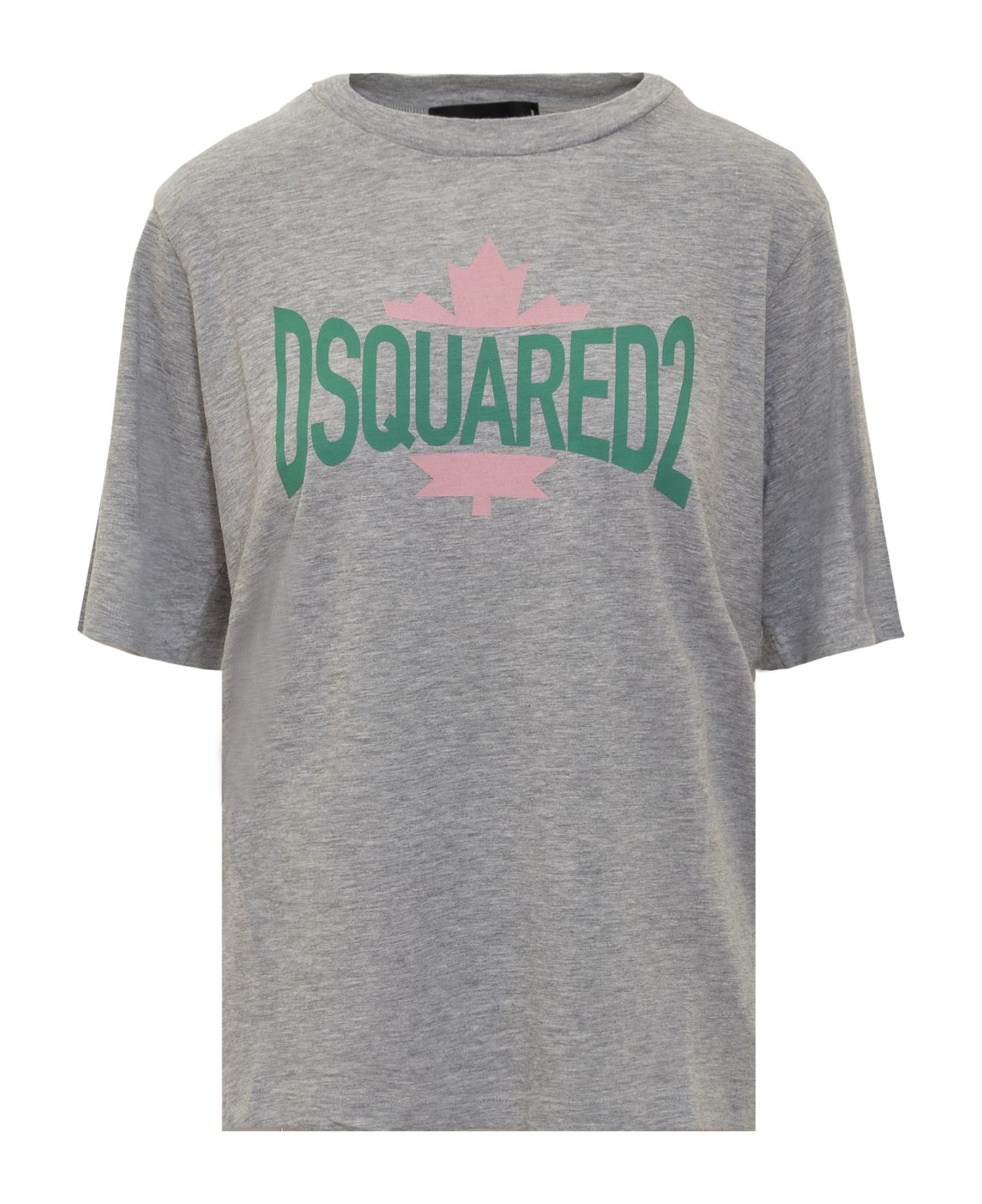 Dsquared2 T-shirt With Logo - GREY MELANGE