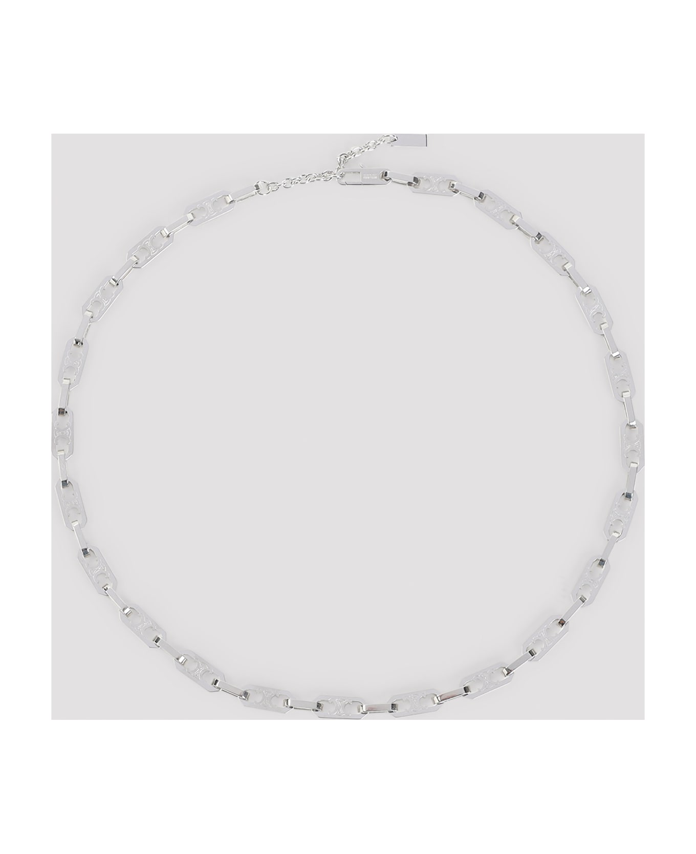 Celine Small Octagon Necklace - Si Silver