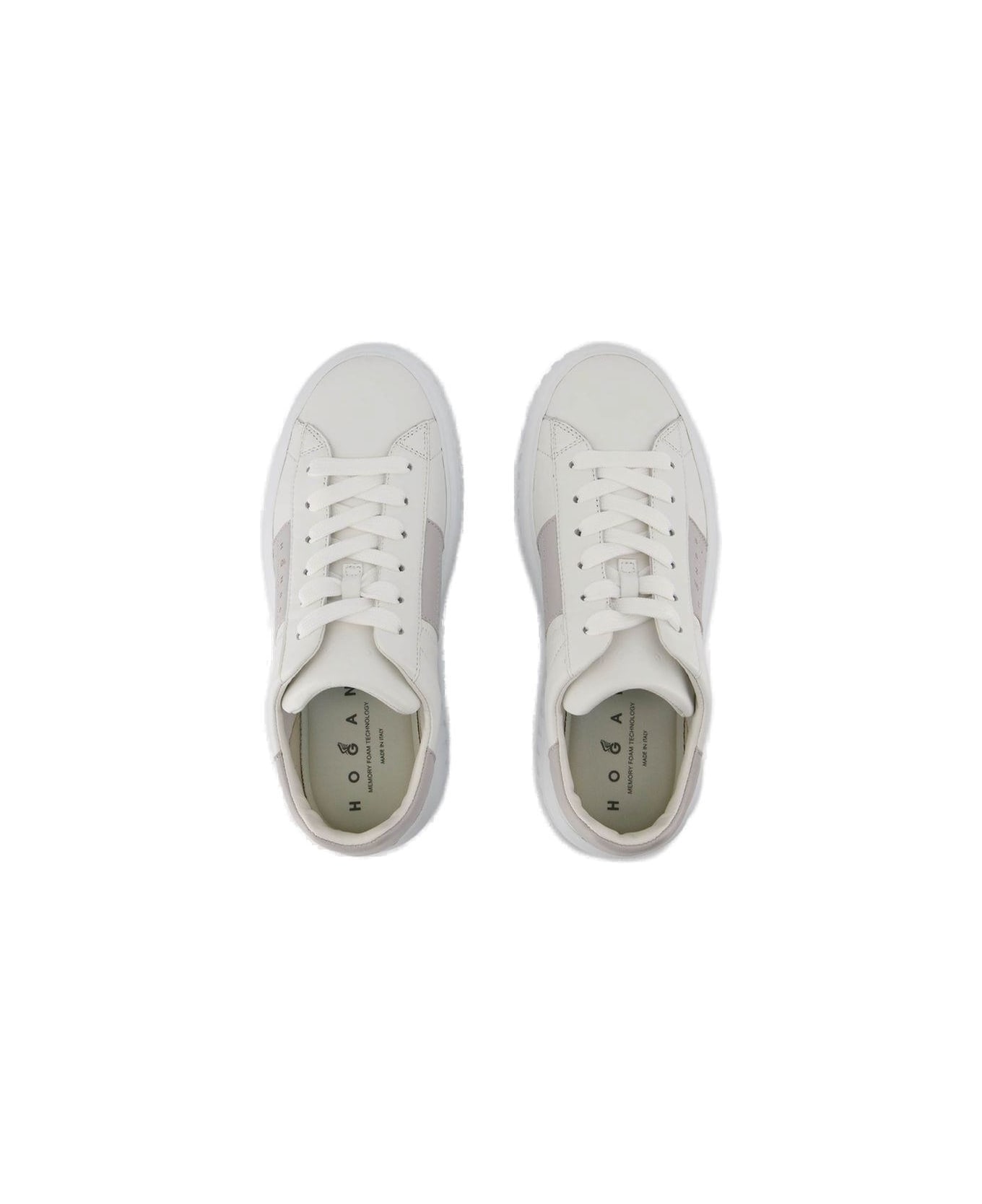 Hogan H-stripes Sneakers - White