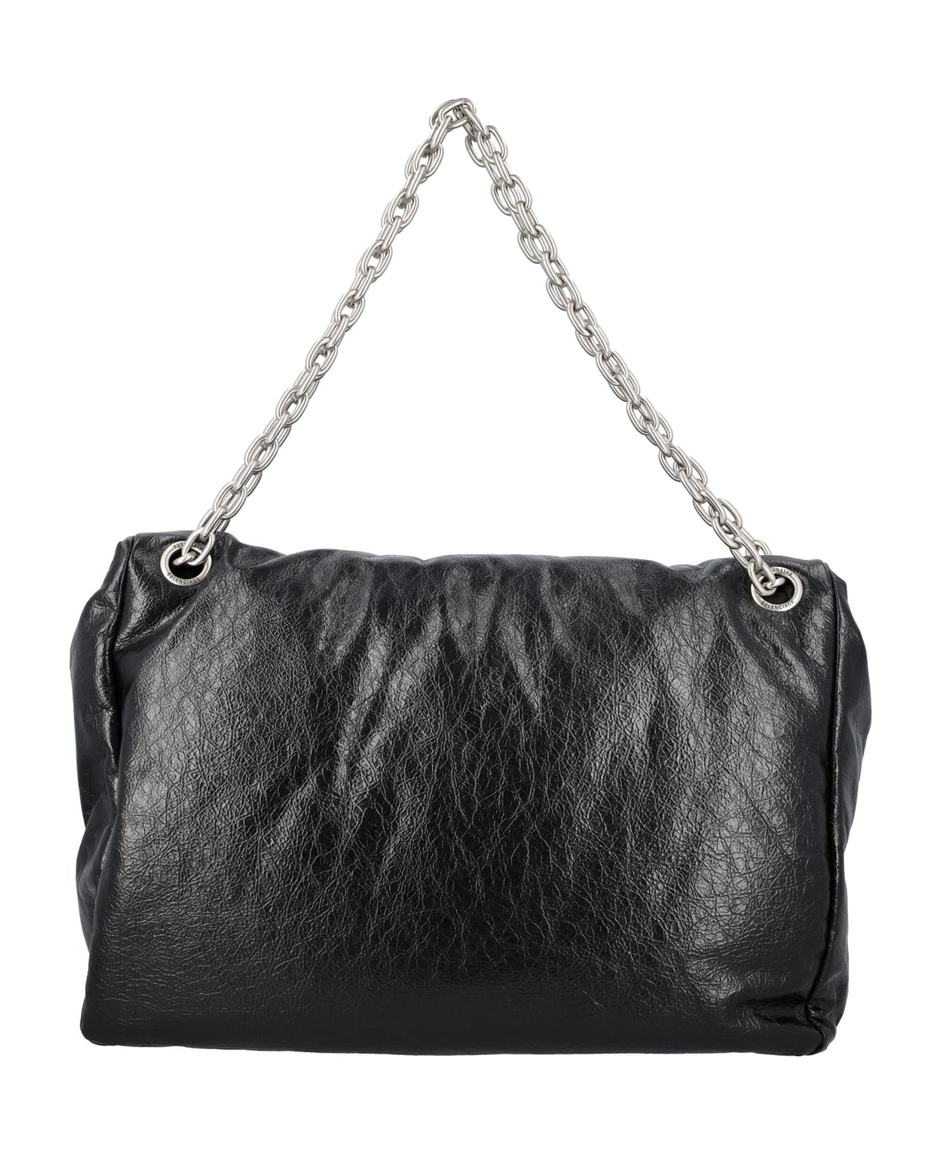 Balenciaga Monaco Chain Bag - BLACK/BLACK