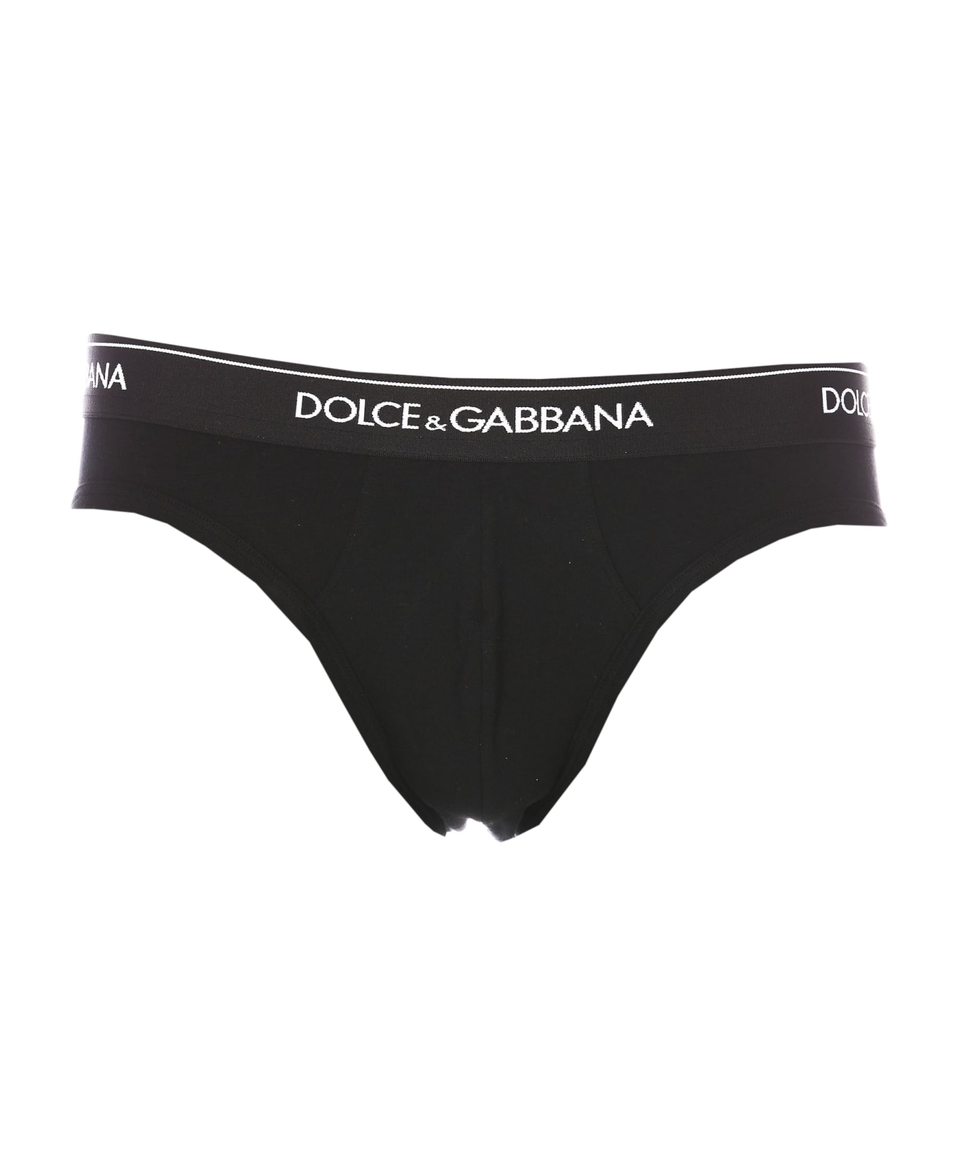 Dolce & Gabbana Logo Bipack Brief - BLACK