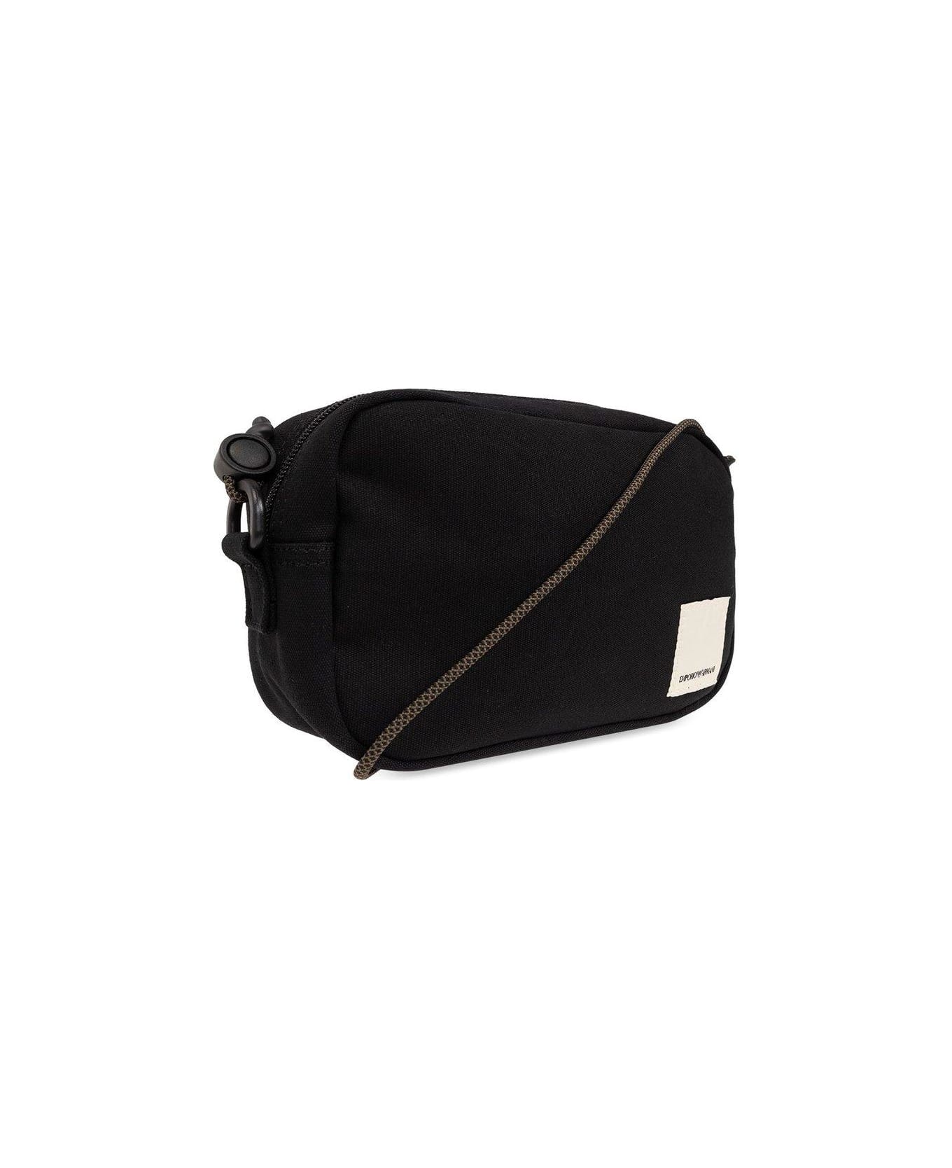 Emporio Armani Sustainable Collection Shoulder Bag - Black ショルダーバッグ