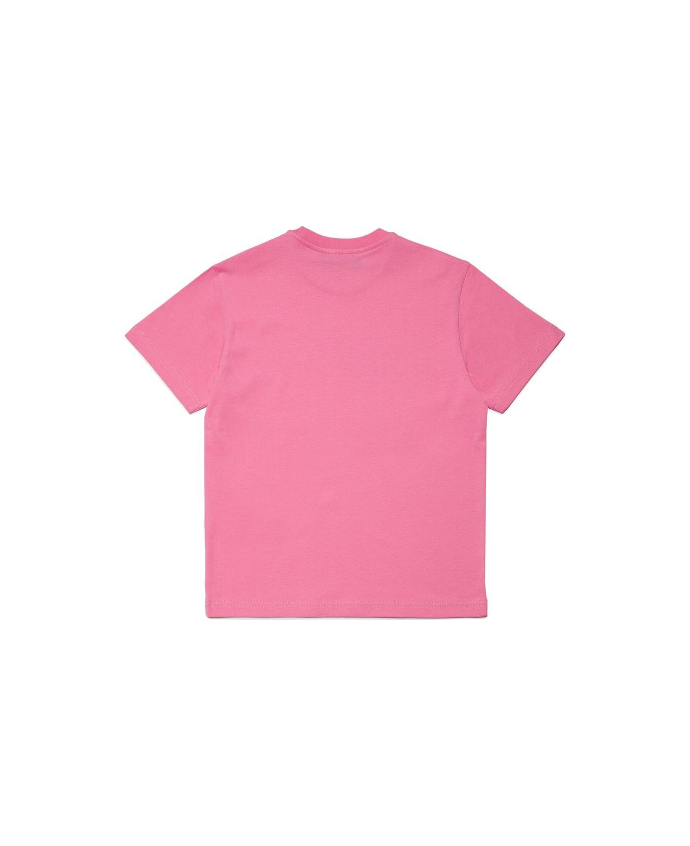 Dsquared2 Logo-printed Crewneck T-shirt - Pink
