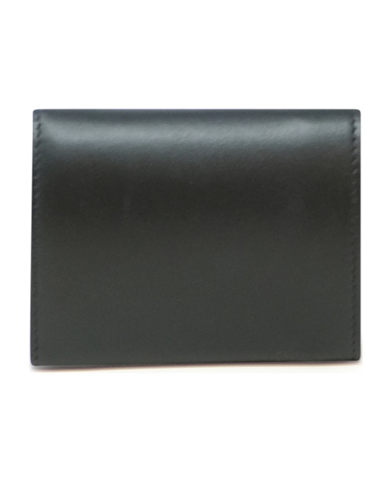 Christian Louboutin Black Leather Loubi54 Wallet - Black