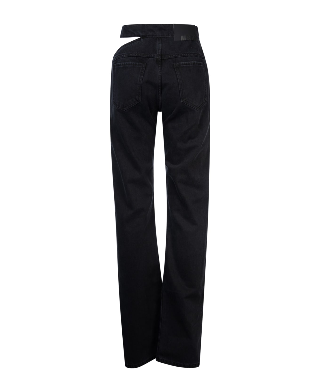 MSGM Black Cotton Jeans - Black