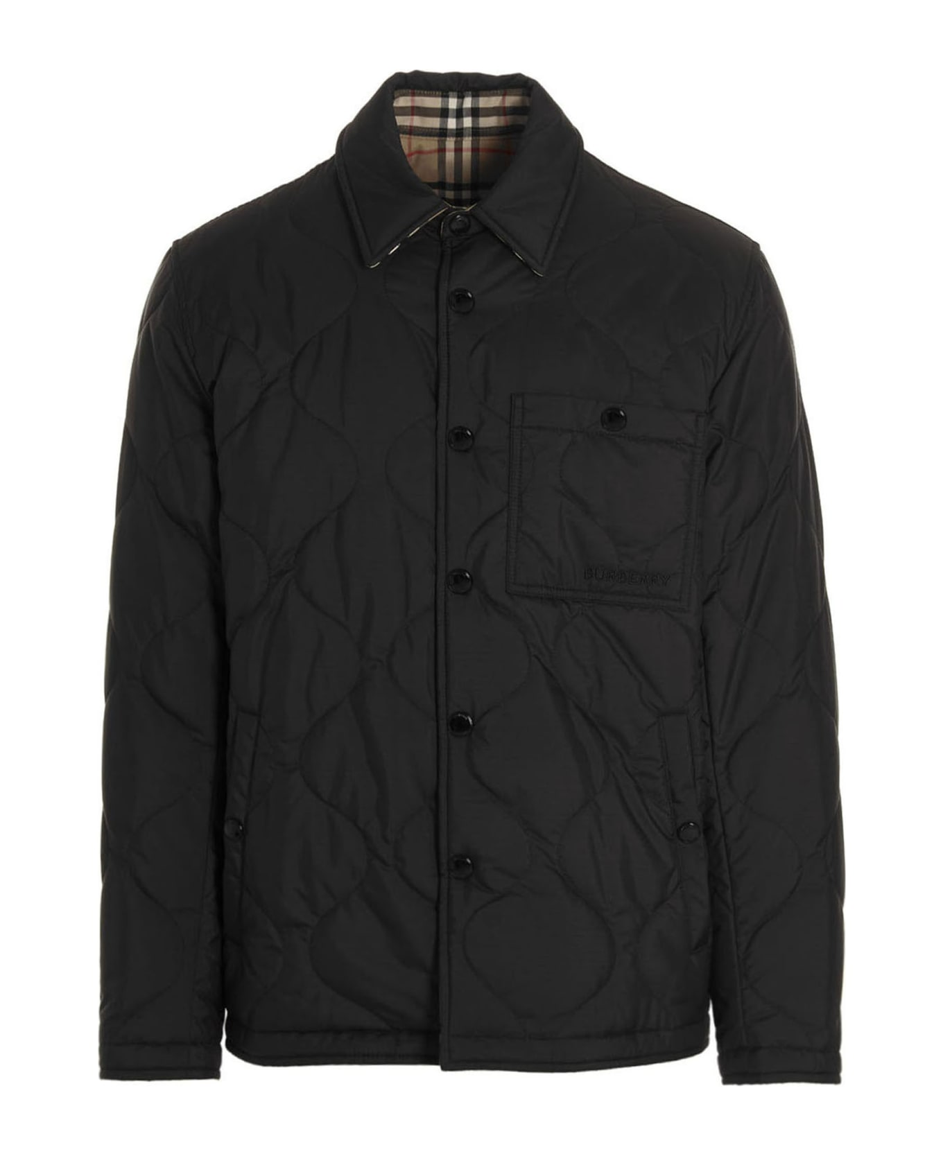 Burberry Reversible Quilted Overshirt - Multicolor