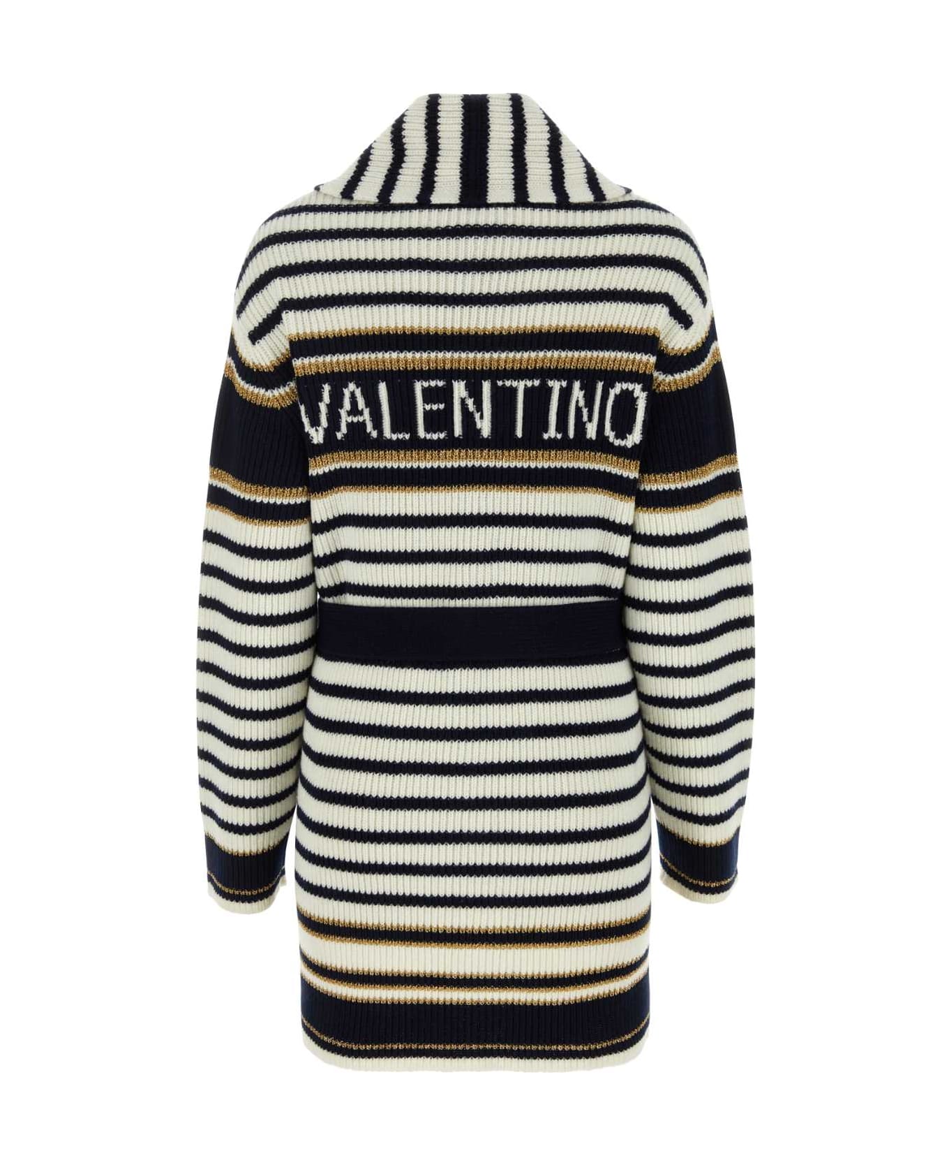 Valentino Garavani Embroidered Wool Cardigan - AVONAVORO