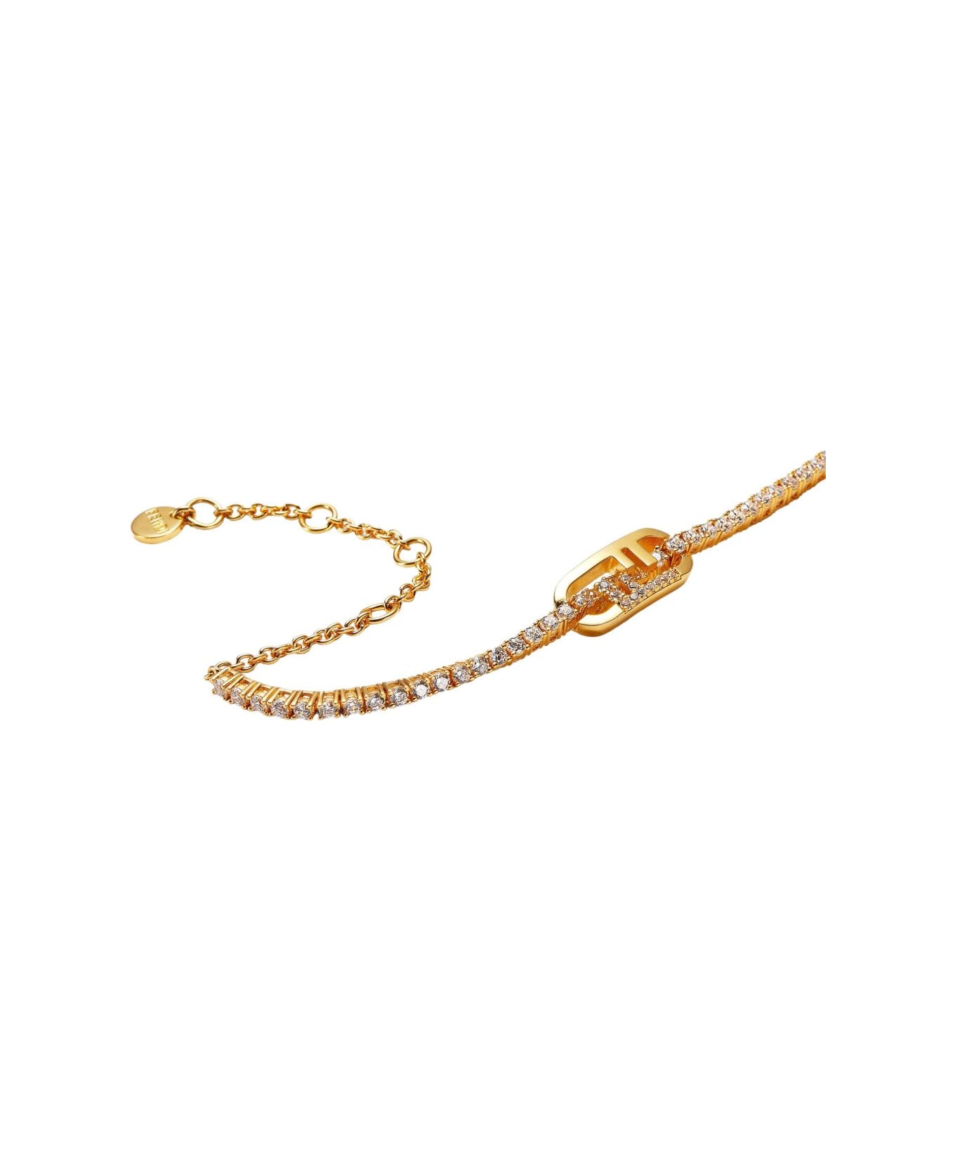 Fendi O
lock Bracelet - Golden