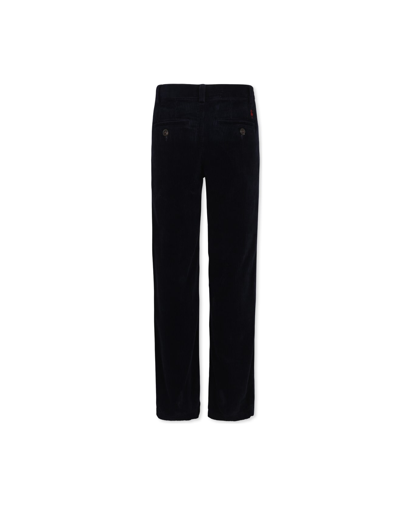 Ralph Lauren Blue Trousers For Boy With Horse - Blue