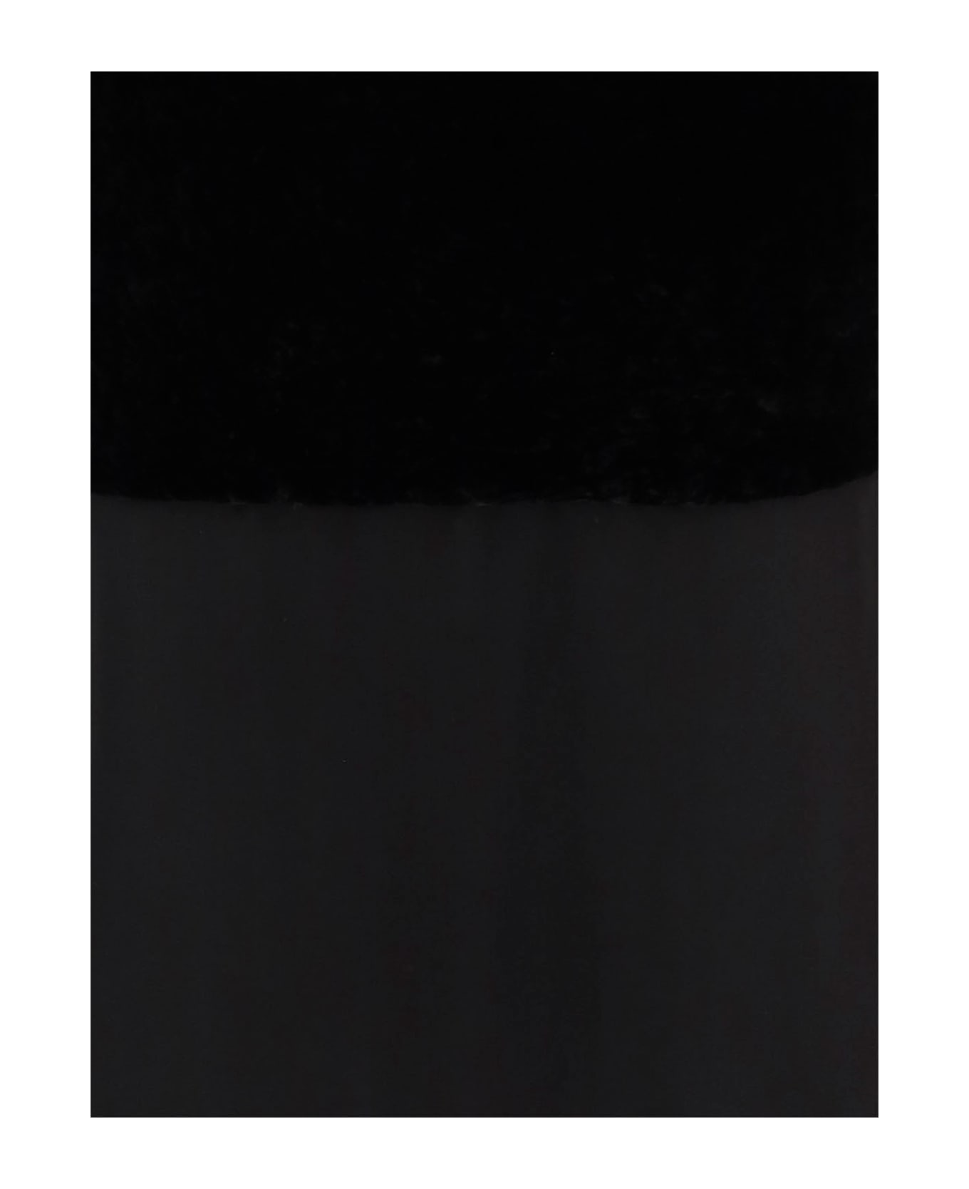 Ferragamo Acetate And Silk Dress With Inlays - Black