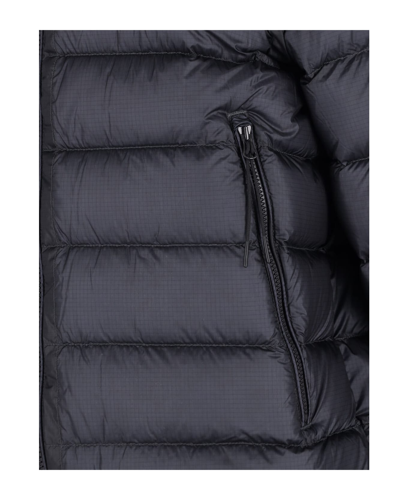 C.P. Company Logo Padded Down Jacket - Blue