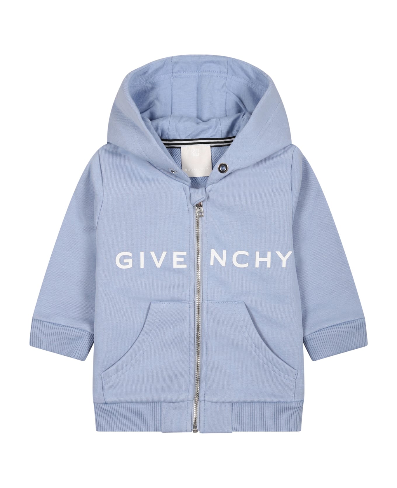 Givenchy Sweat-shirt Célest Pour Bébé Garçon Avec Logo - Light Blue