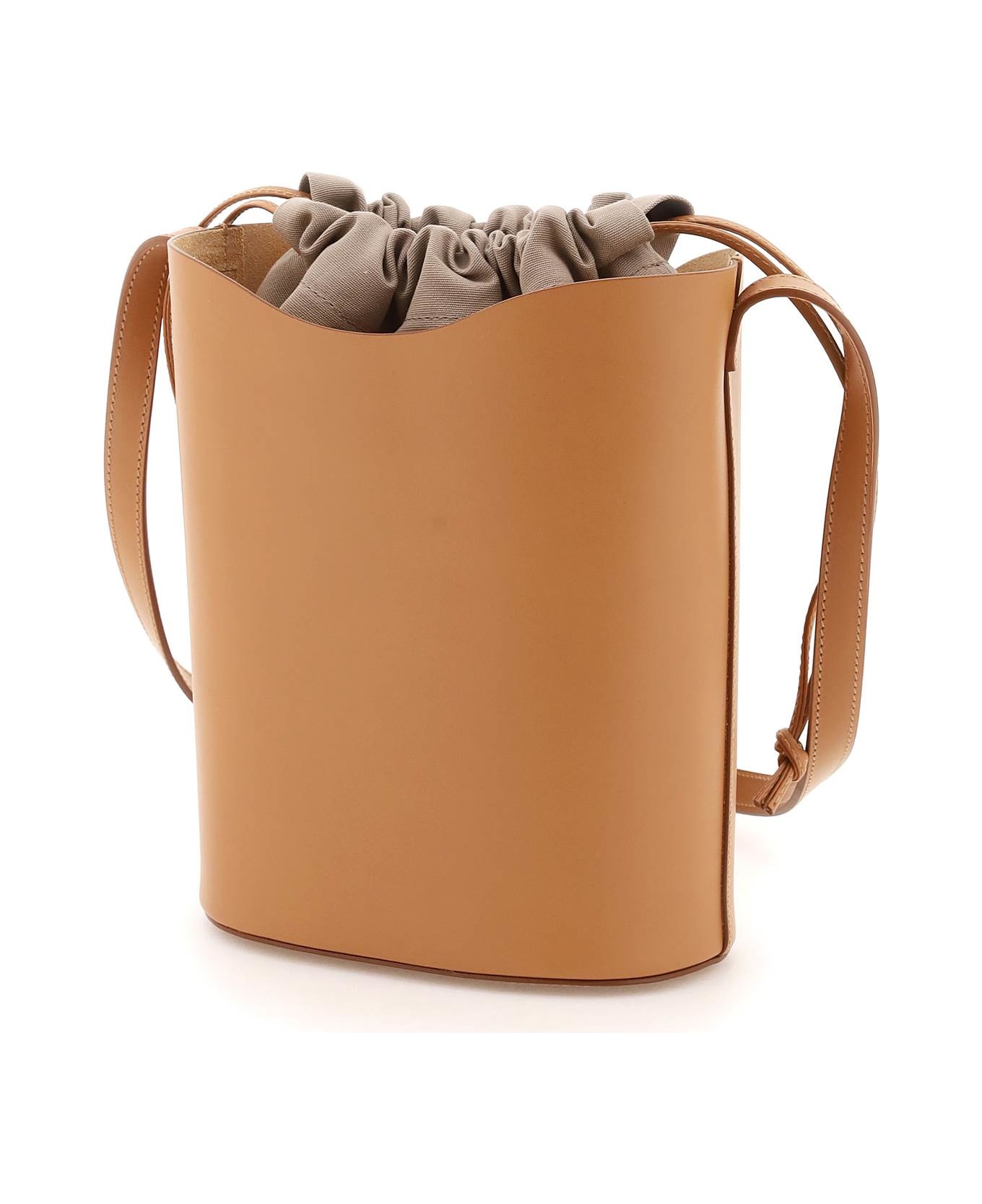 Il Bisonte Leather Bucket Bag - NATURALE (Beige)