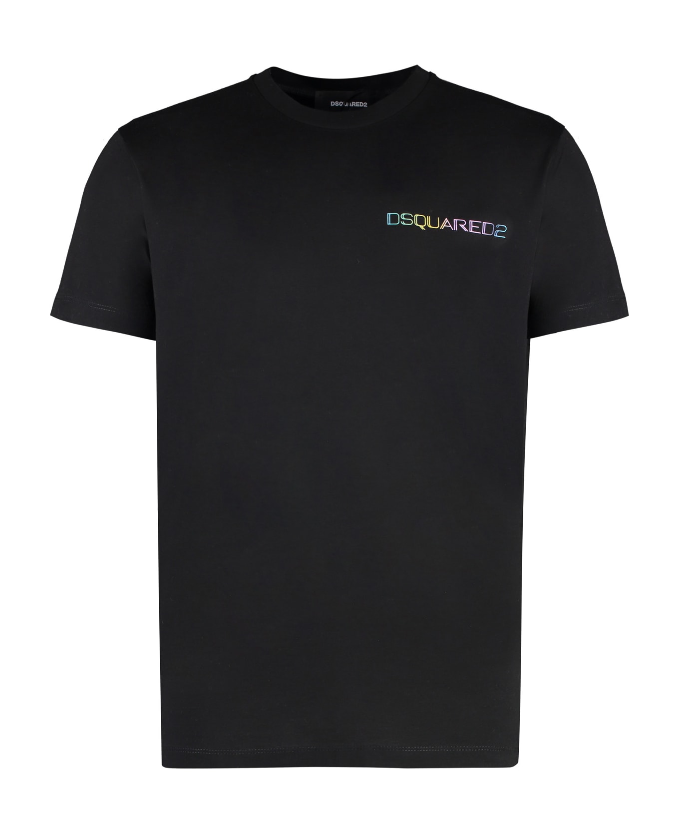 Dsquared2 Cotton Crew-neck T-shirt - black シャツ