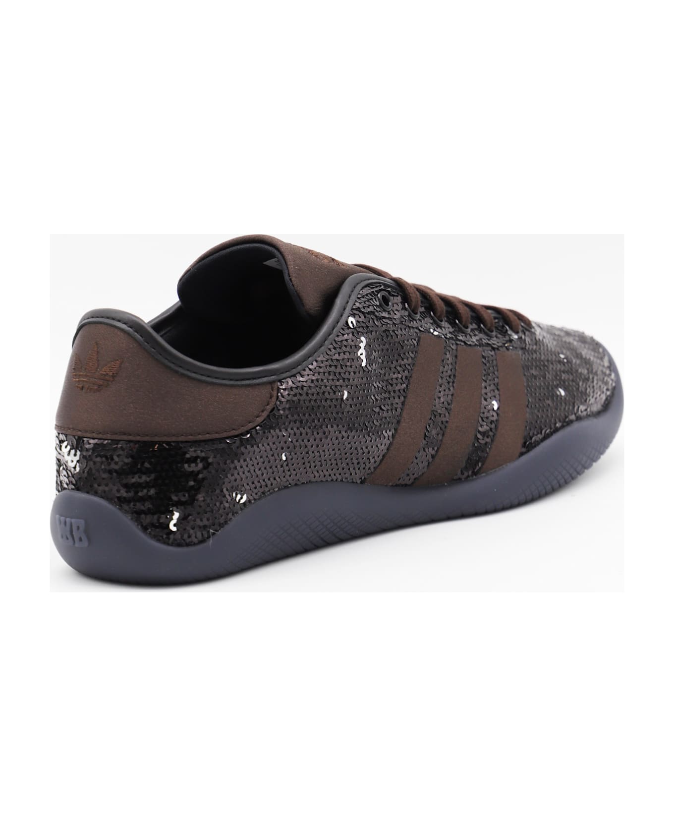 Adidas Originals by Wales Bonner Dark Brown Lo Pro Sequin Sneakers - Nero