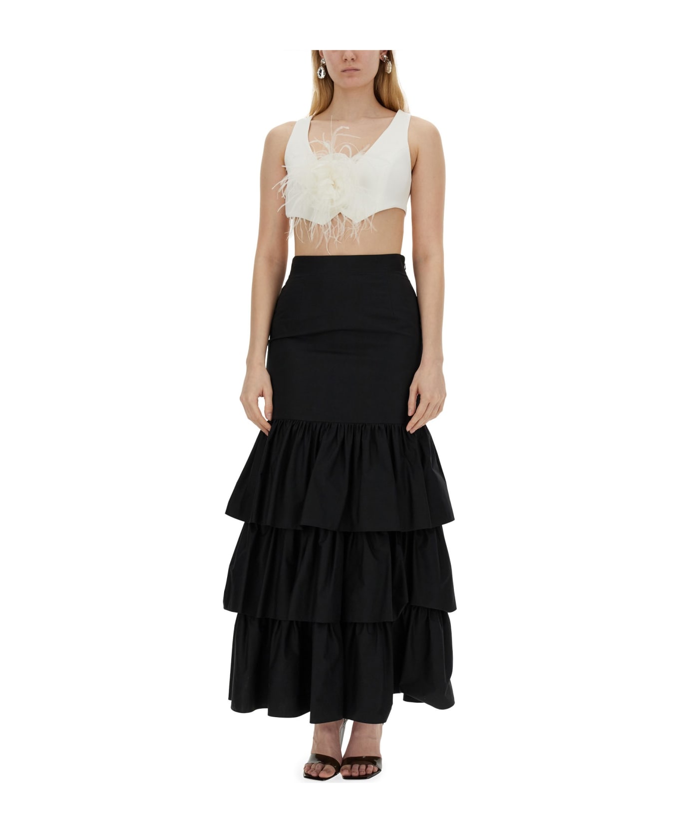 Moschino Vests With Rose. - WHITE