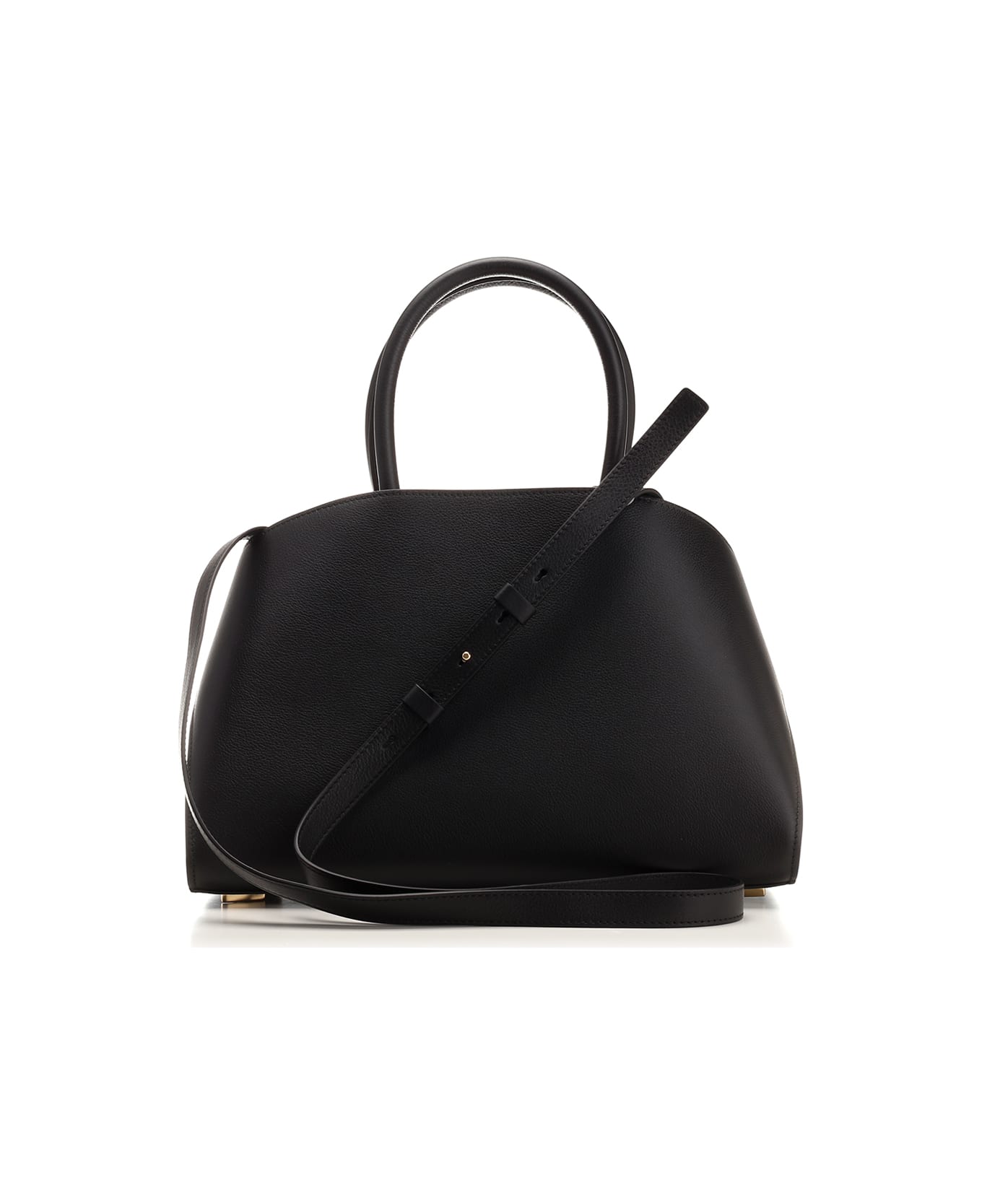 Ferragamo Small 
hug
 Handbag - BLACK BICOLOURED RED