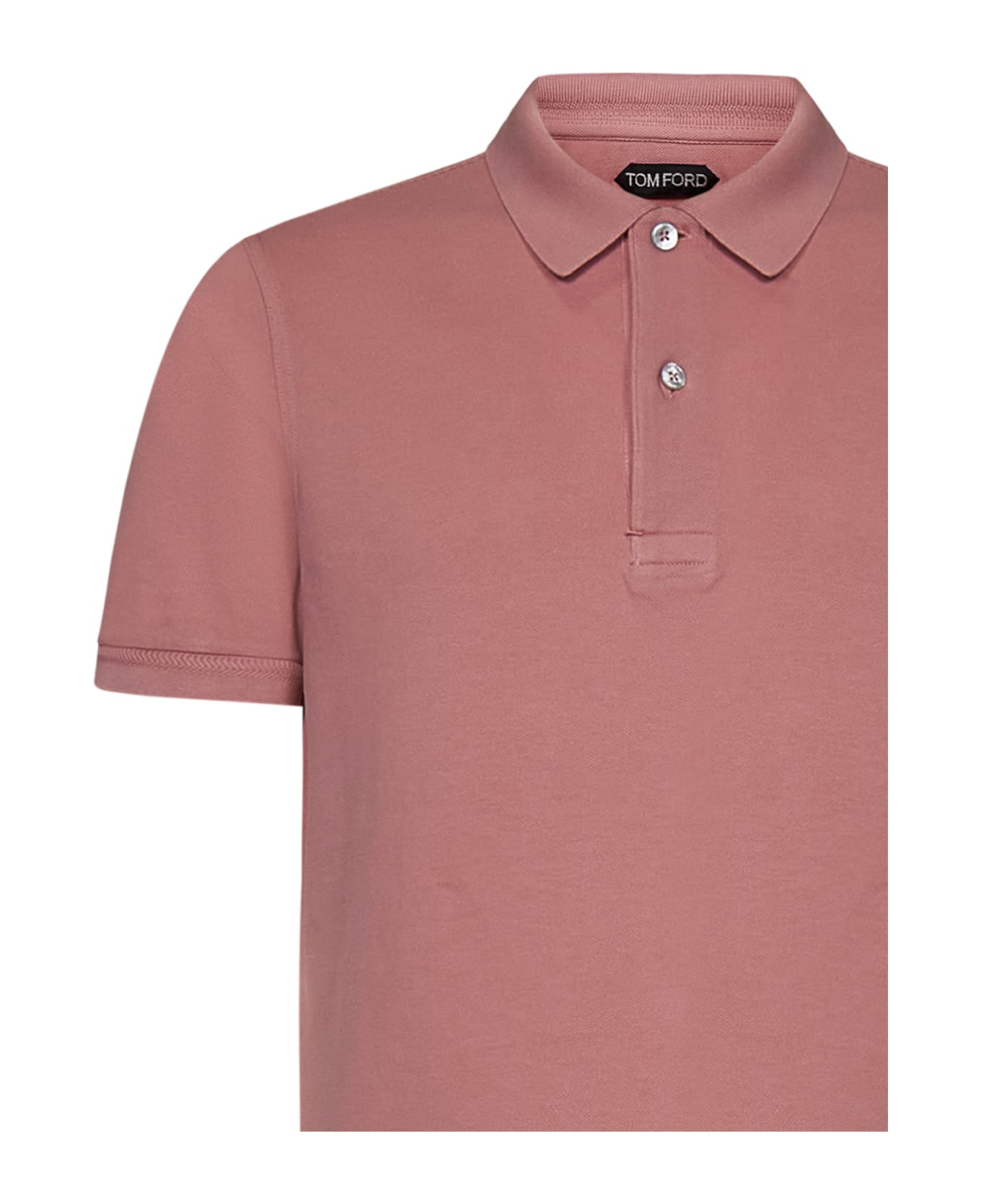 Tom Ford Piquet Polo Shirt - PINK ポロシャツ