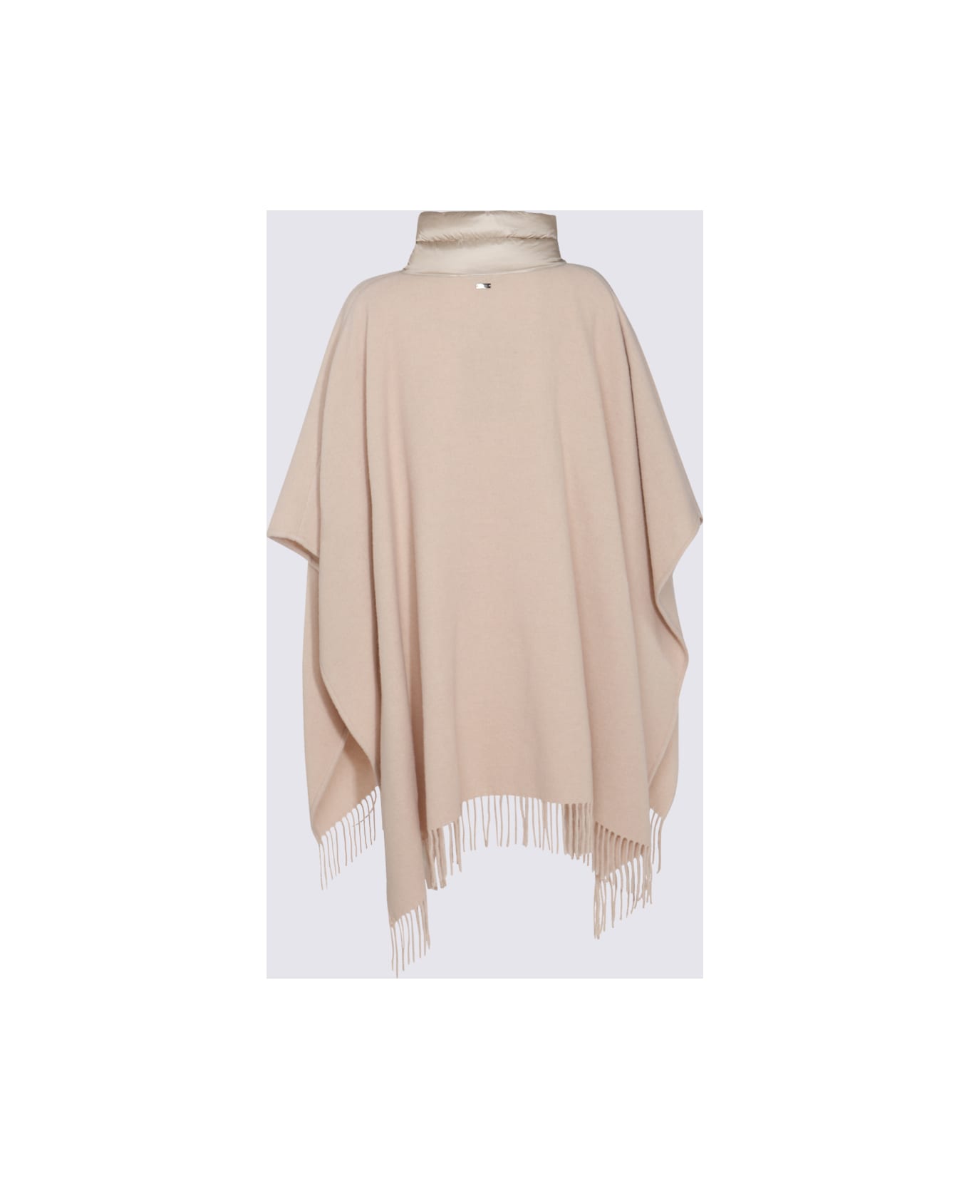 Herno Beige Wool Capes Herno