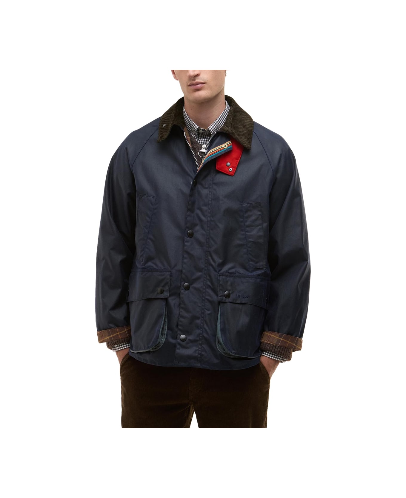 Paul Smith Waxed Cotton Jacket - BLUE