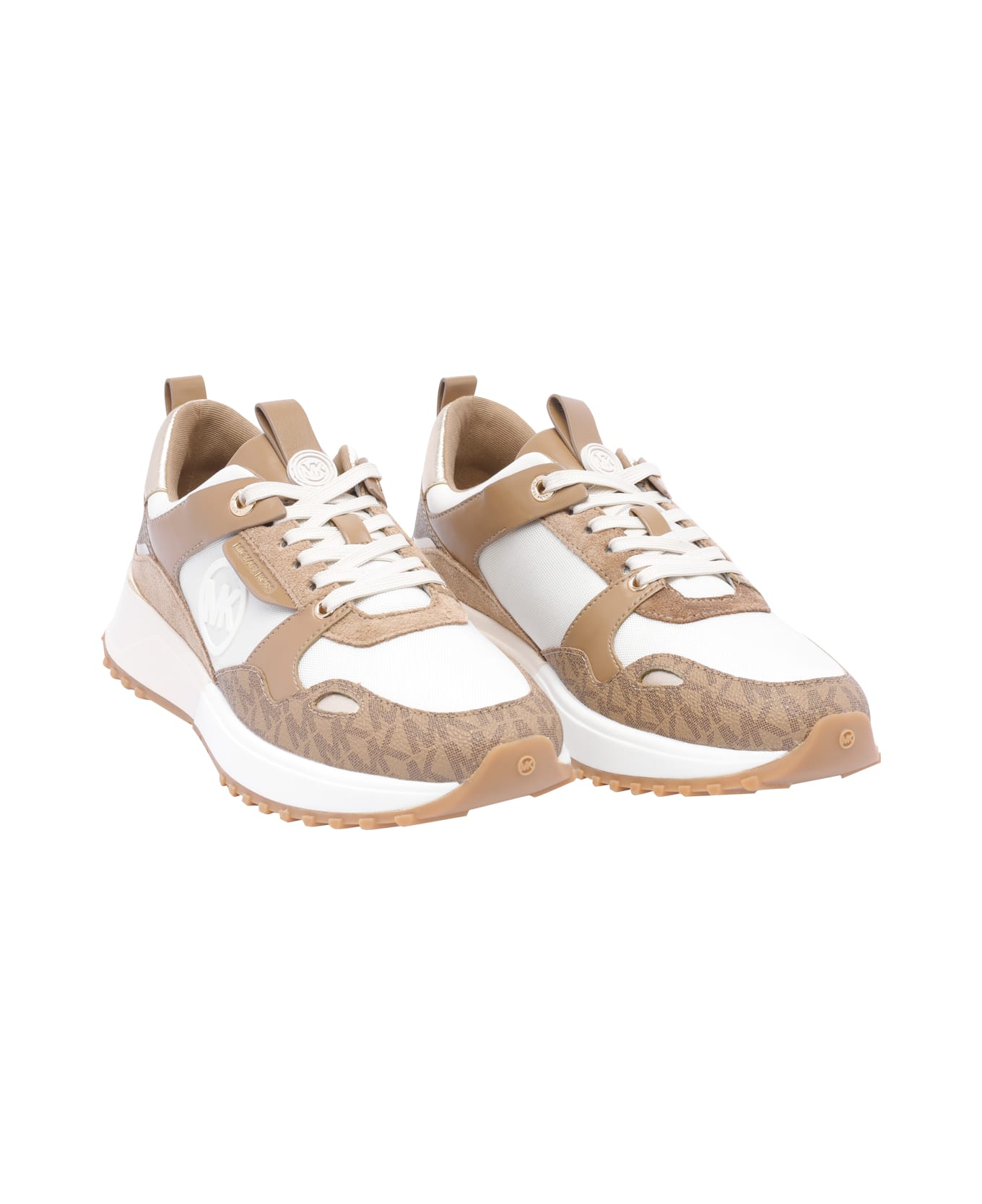 MICHAEL Michael Kors Logo Sneakers - Beige