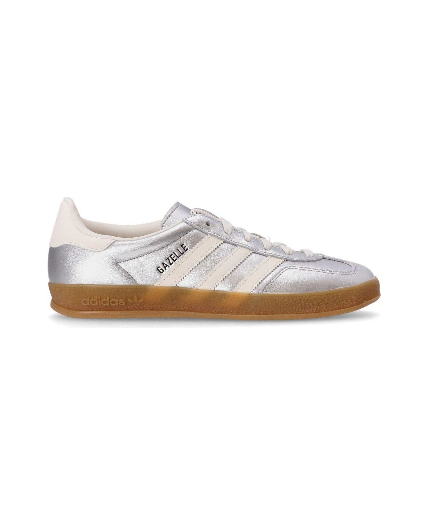 Adidas Originals Gazelle Lace-up Sneakers - Silver