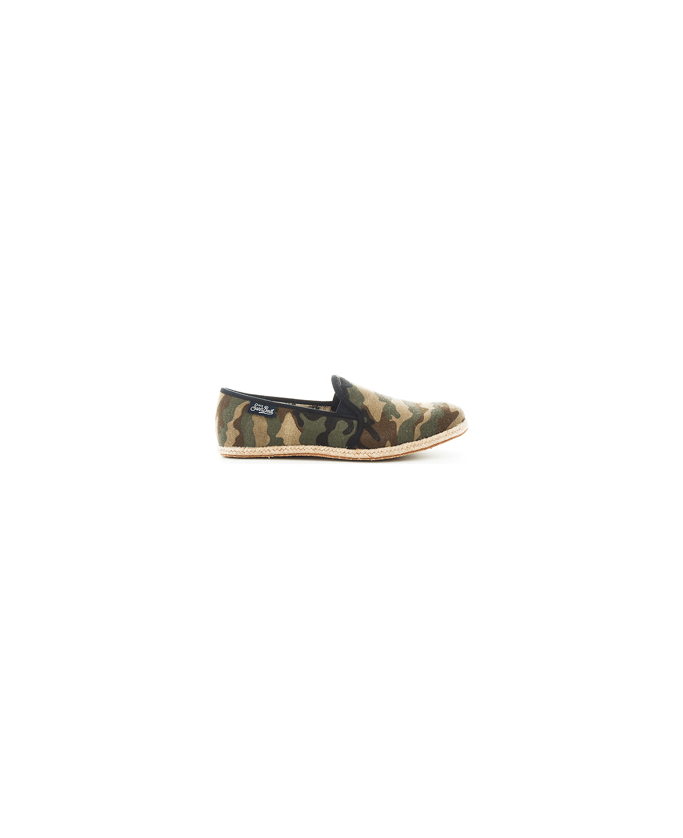 MC2 Saint Barth Mens Canvas Shoes Mimetic - GREEN