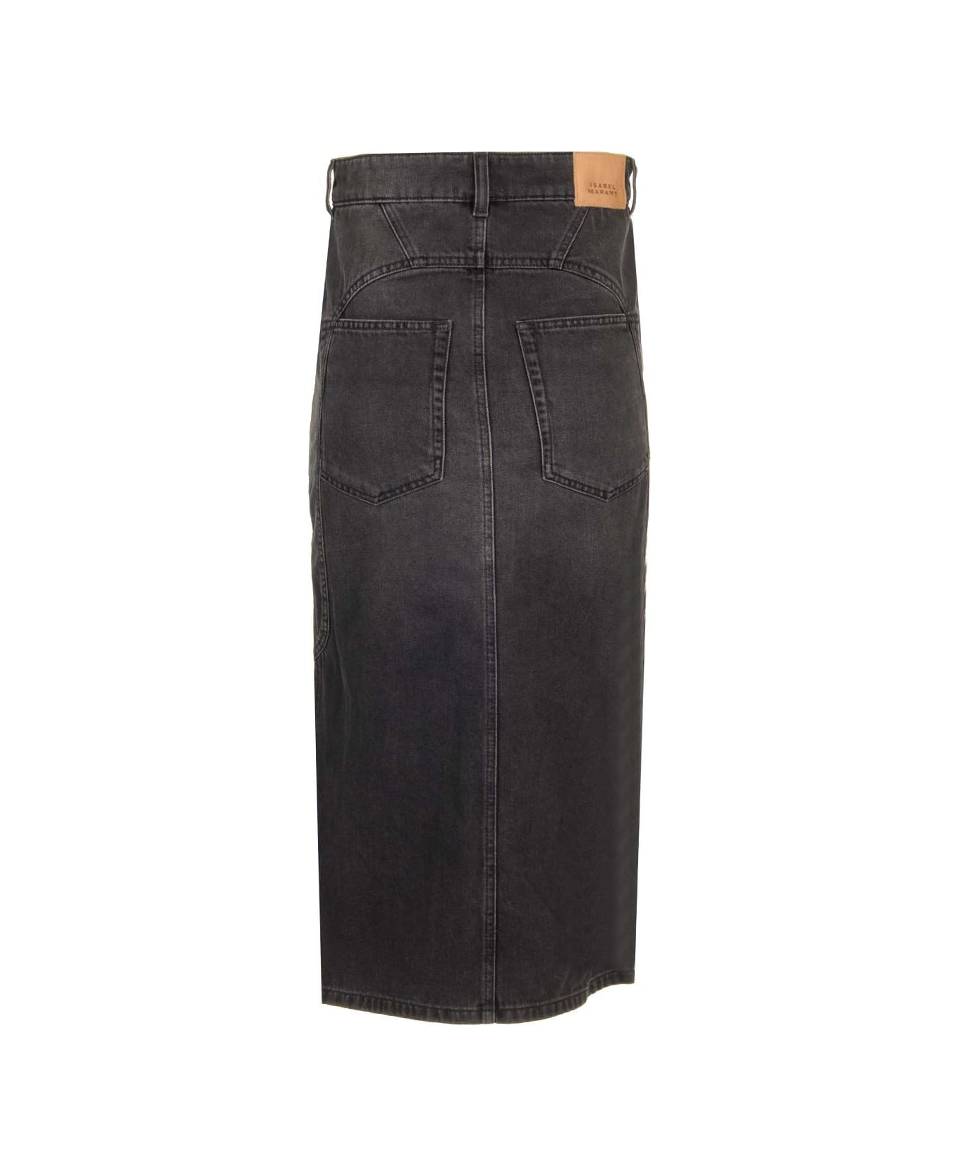 Isabel Marant Midi Skirt - Beige