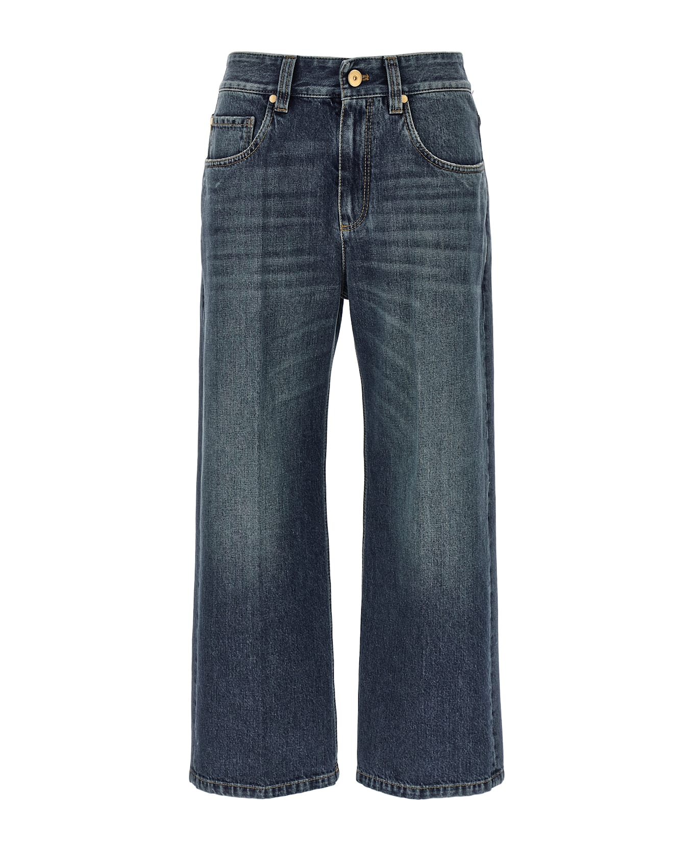 Brunello Cucinelli 
contemporary Square
 Jeans - Blue