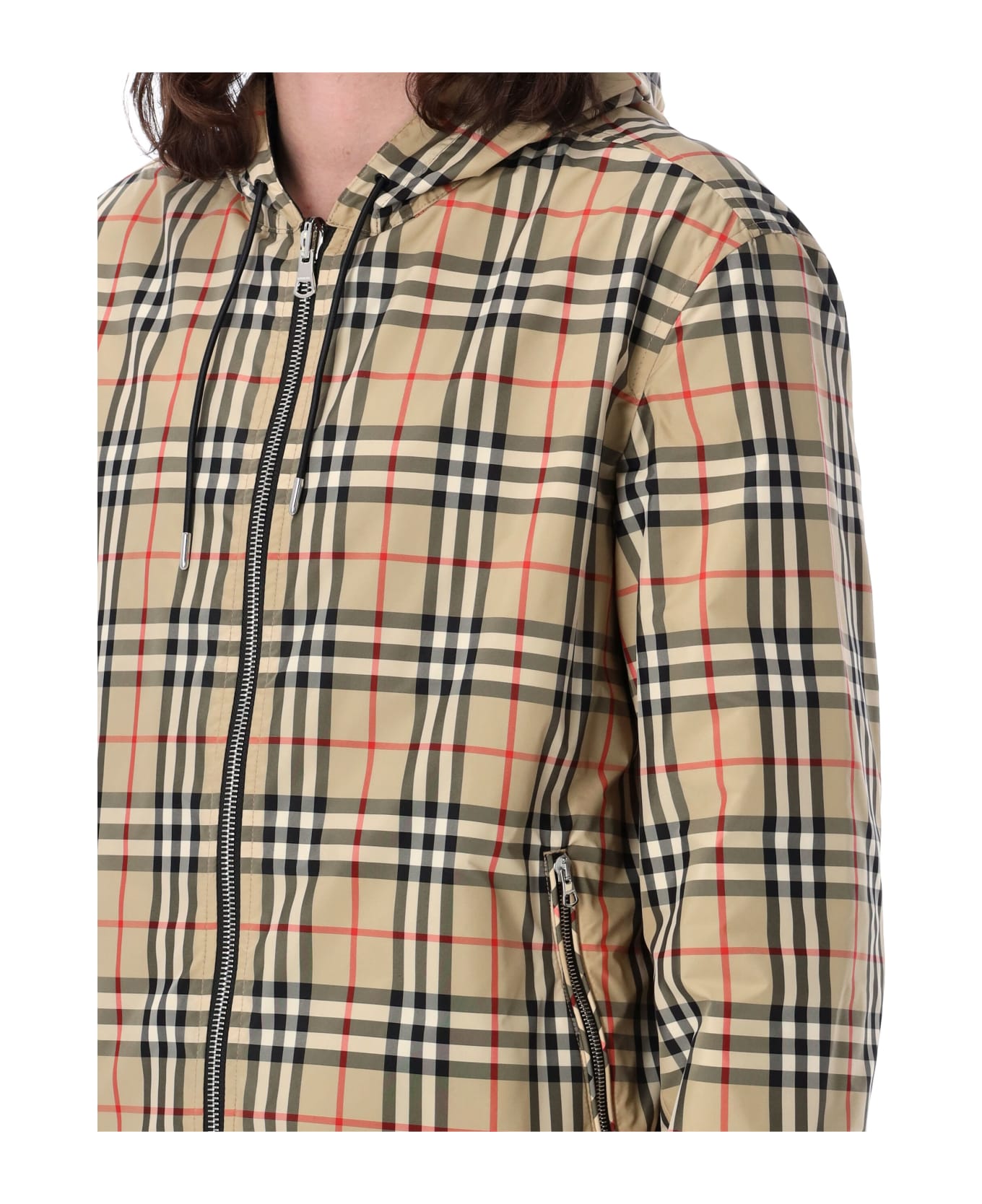 Burberry London Reversible Check Jacket - ARCHIVE BEIGE IP CHK