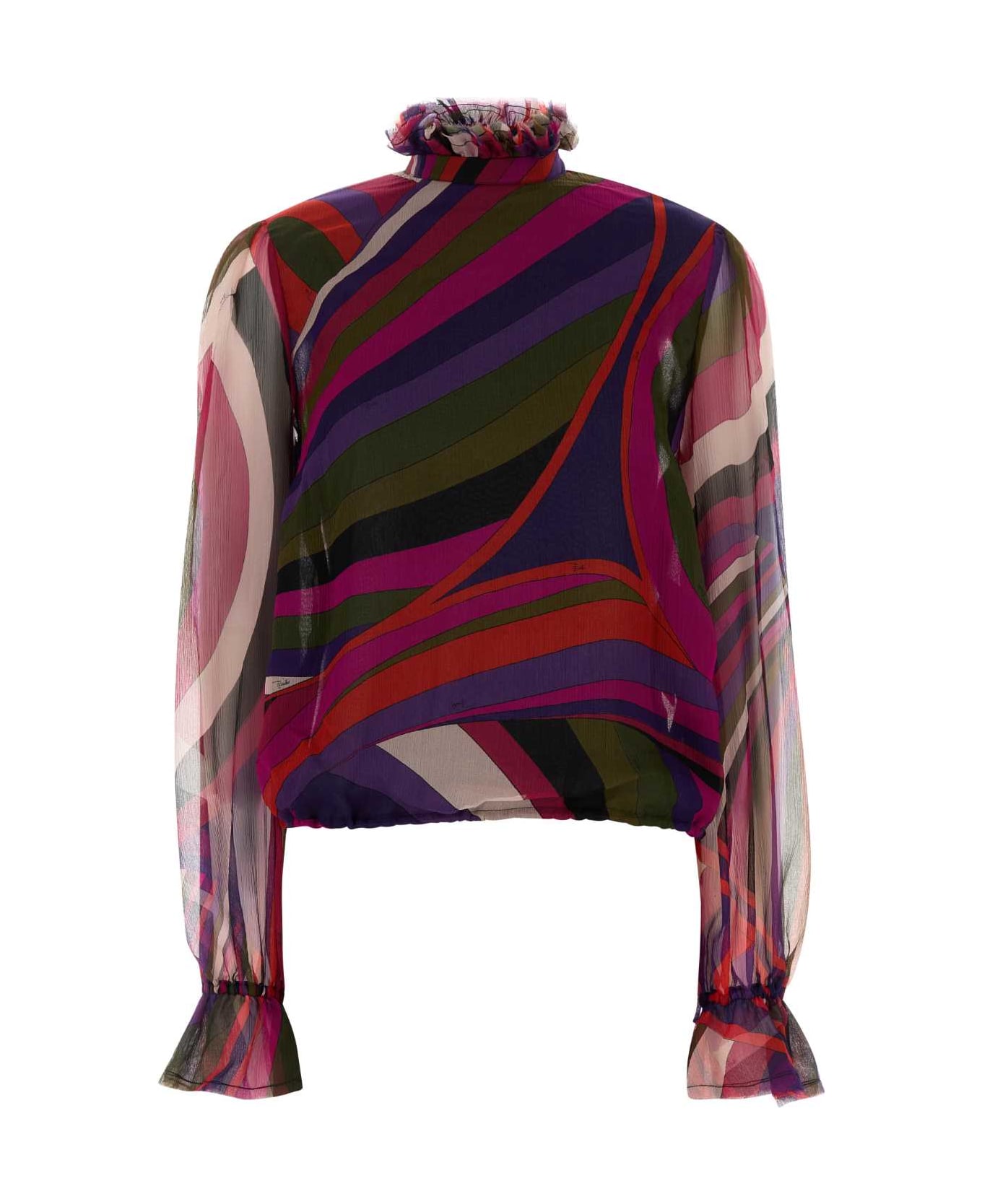 Pucci Printed Canvas Blouse - MUTICOLOR