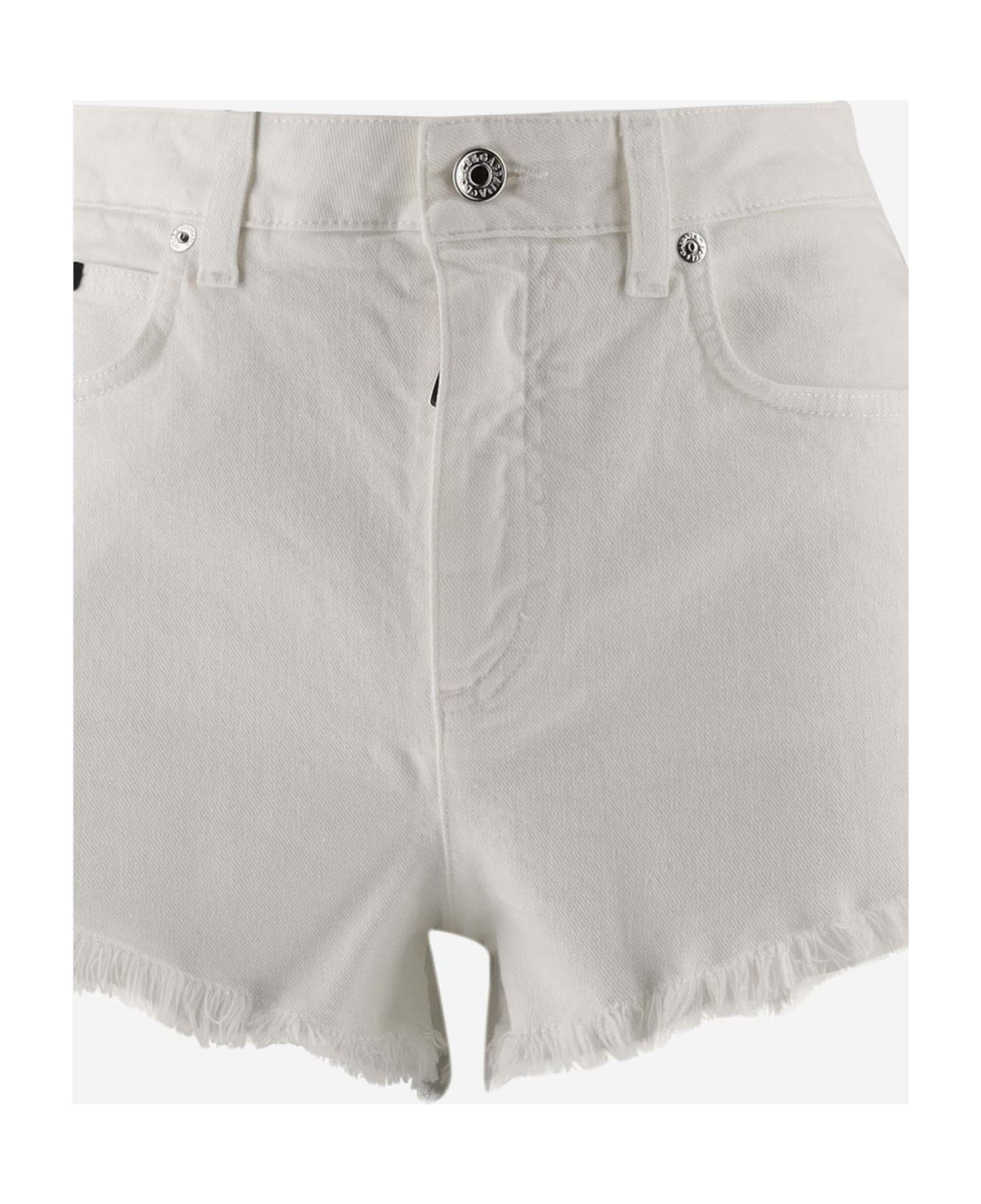 Dolce & Gabbana Denim Shorts - White