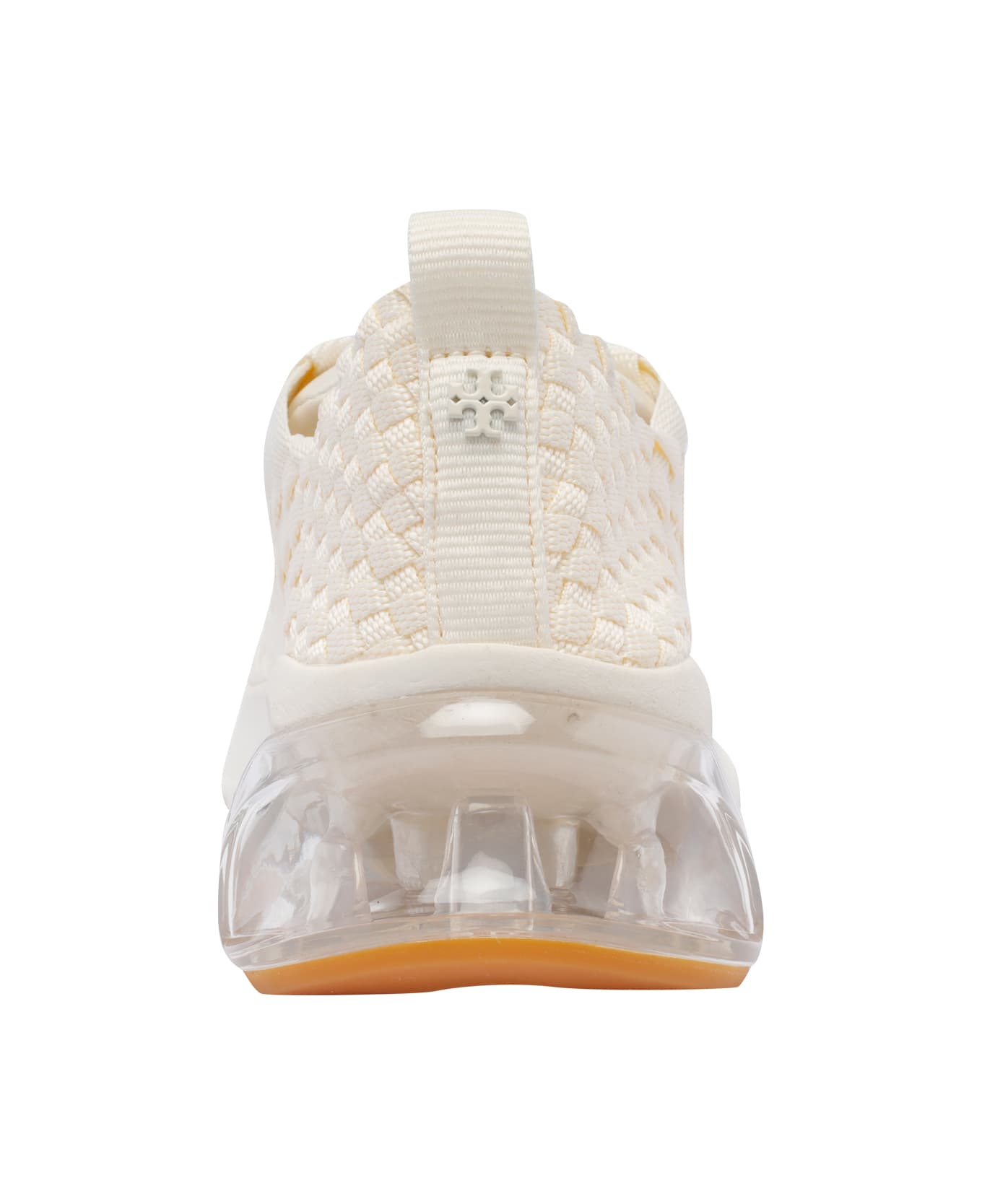 Tory Burch Good Luck Woven Trainers - White