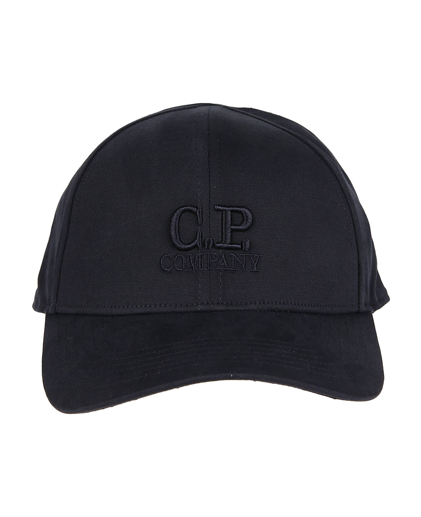 C.P. Company Logo Baseball Cap - Total Eclipse