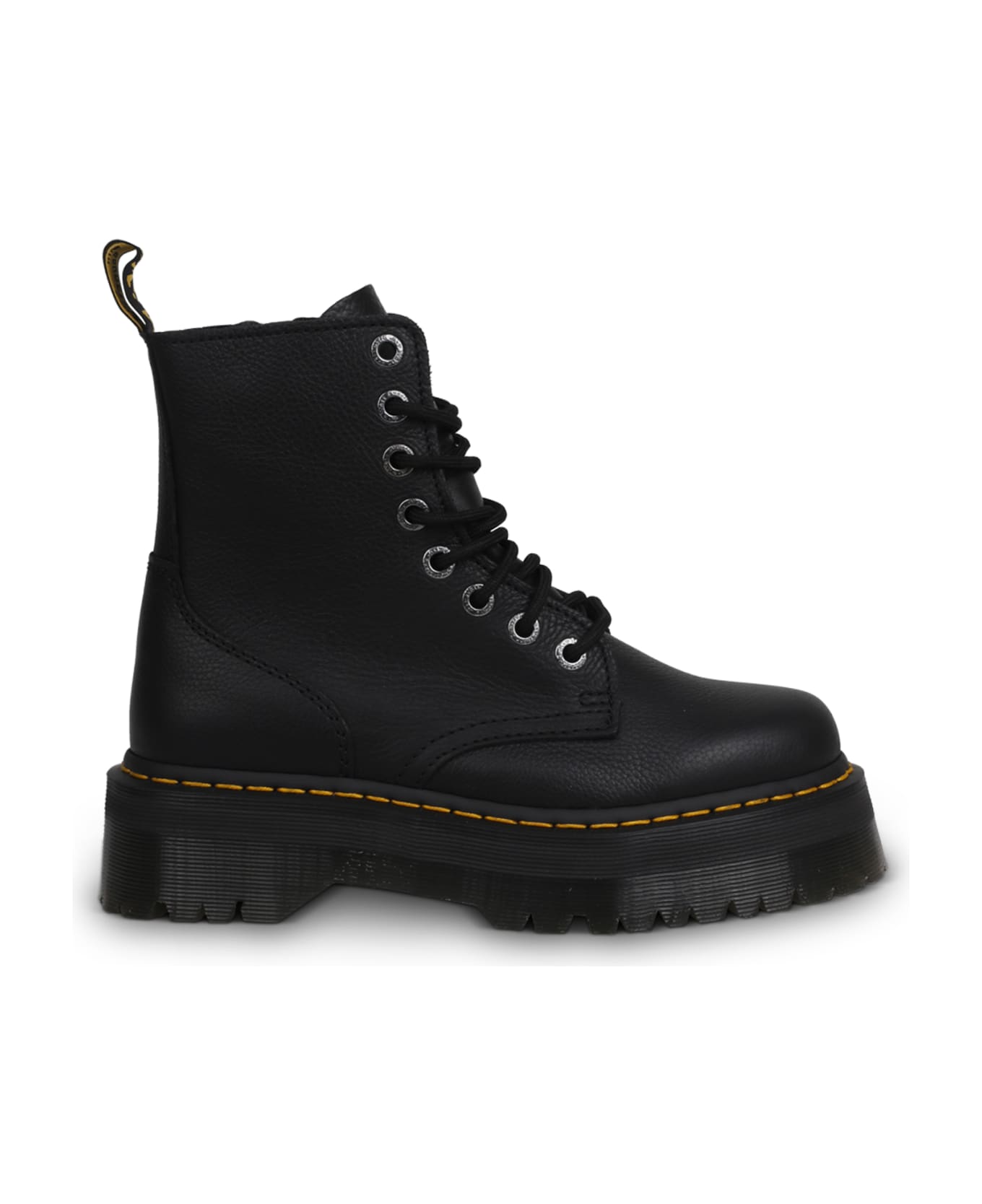 Dr. Martens Jadon Iii Pisa-leather Platform Boots - Black